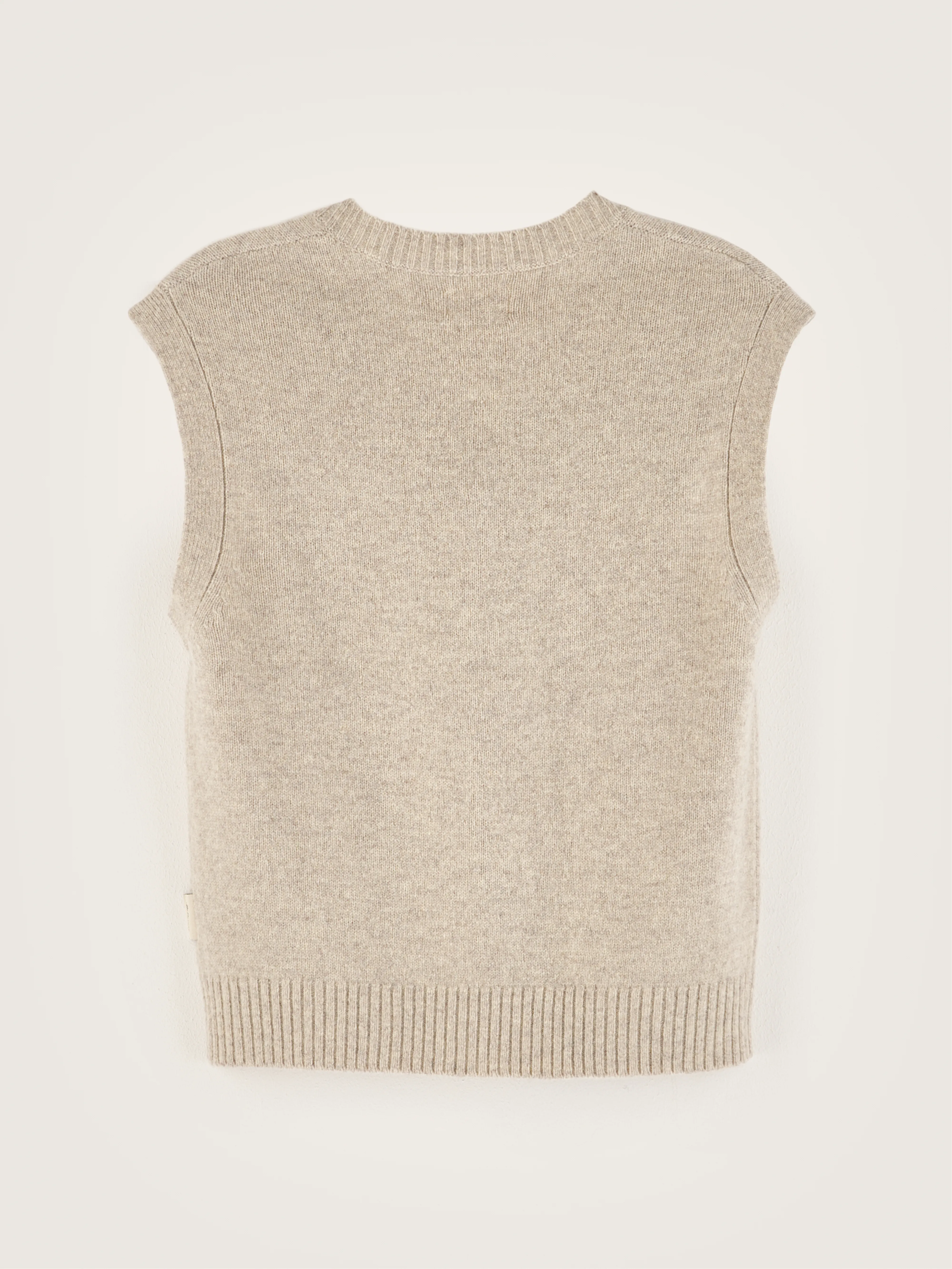 Gatty sleeveless sweater   (242 / B / LIGHT GREY) - Image 4