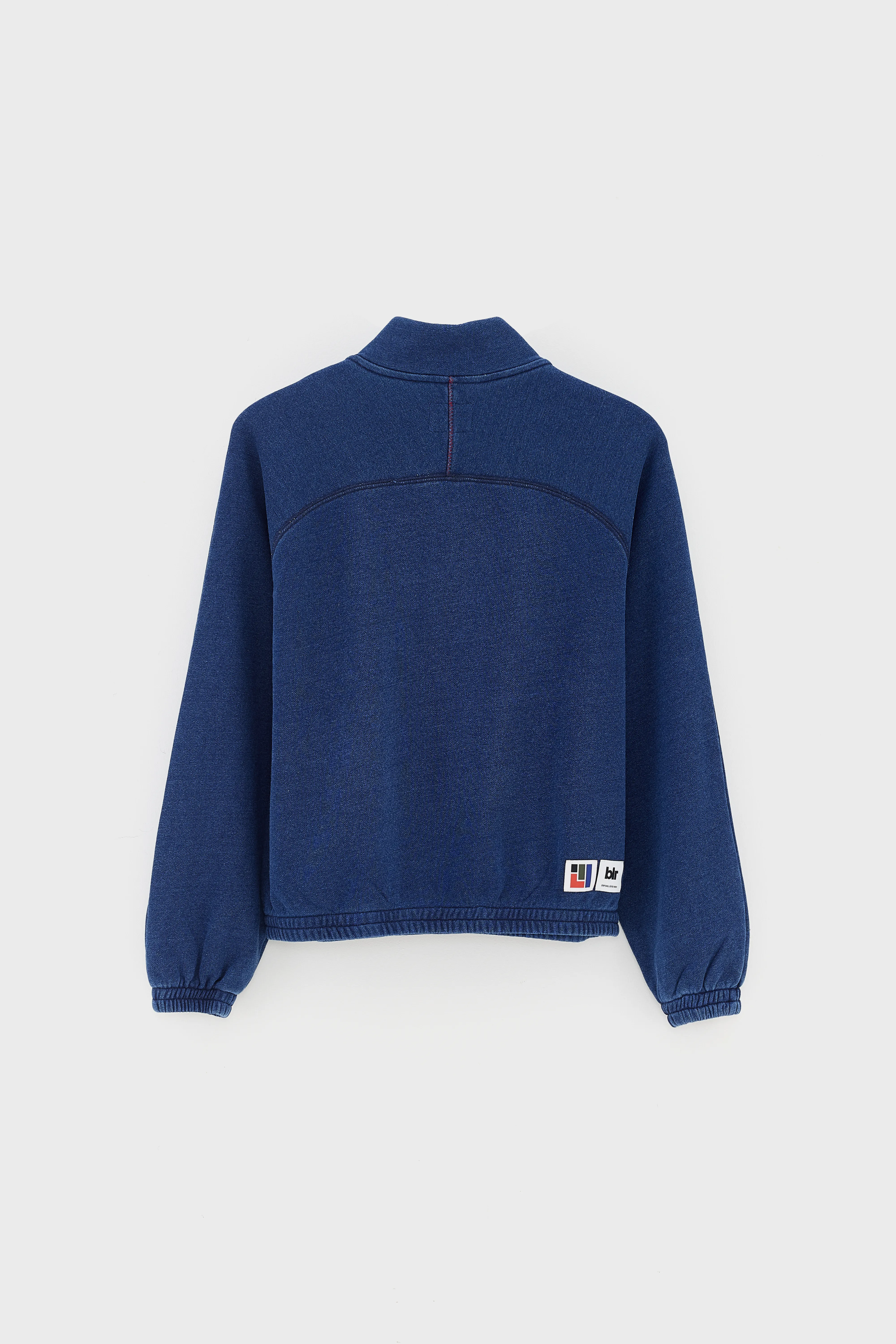 Fabril half-zipped sweatshirt (261 / B / INDIGO) - Image 3