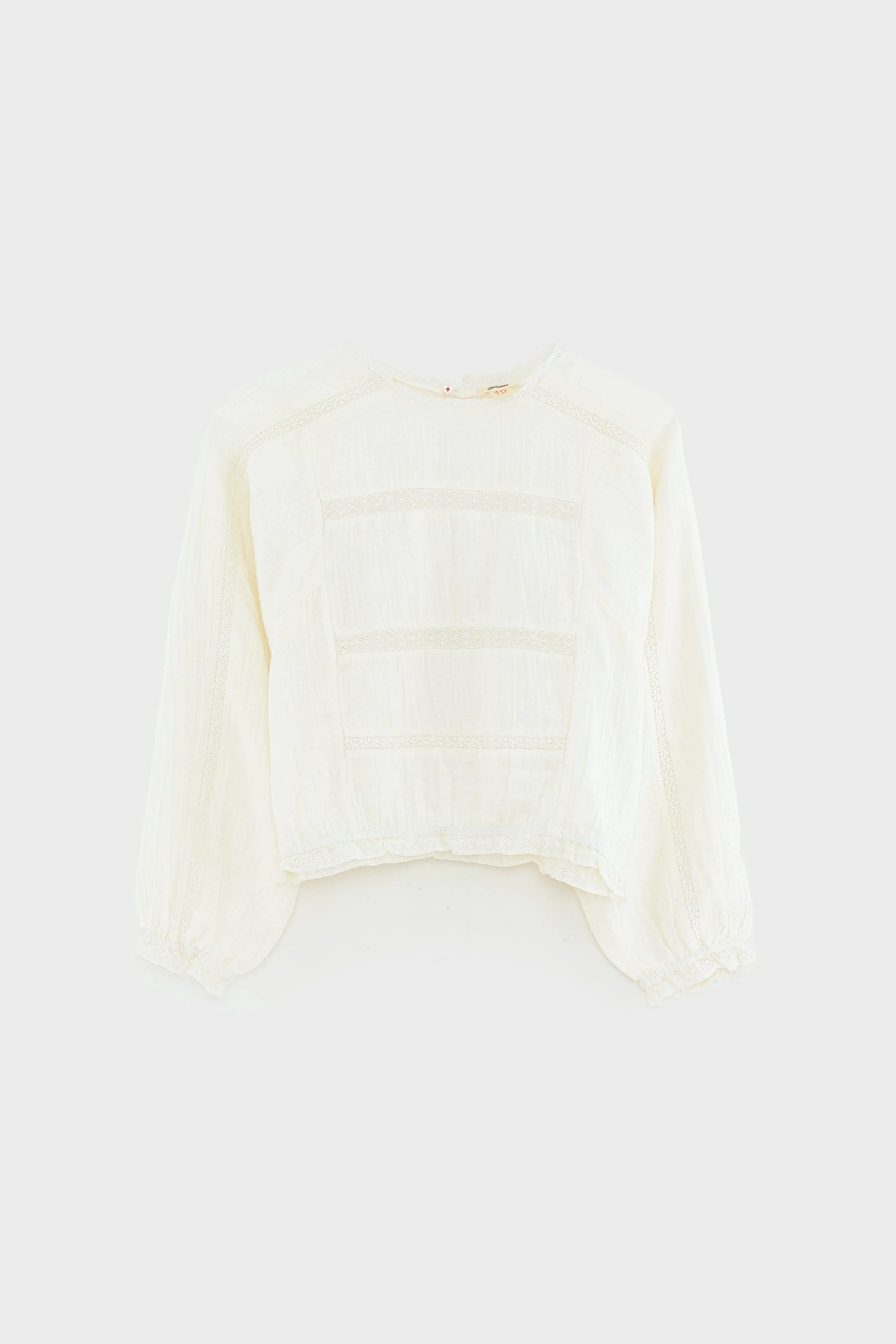 Hiacint cropped blouse (252 / G / ECRU) - Image 2