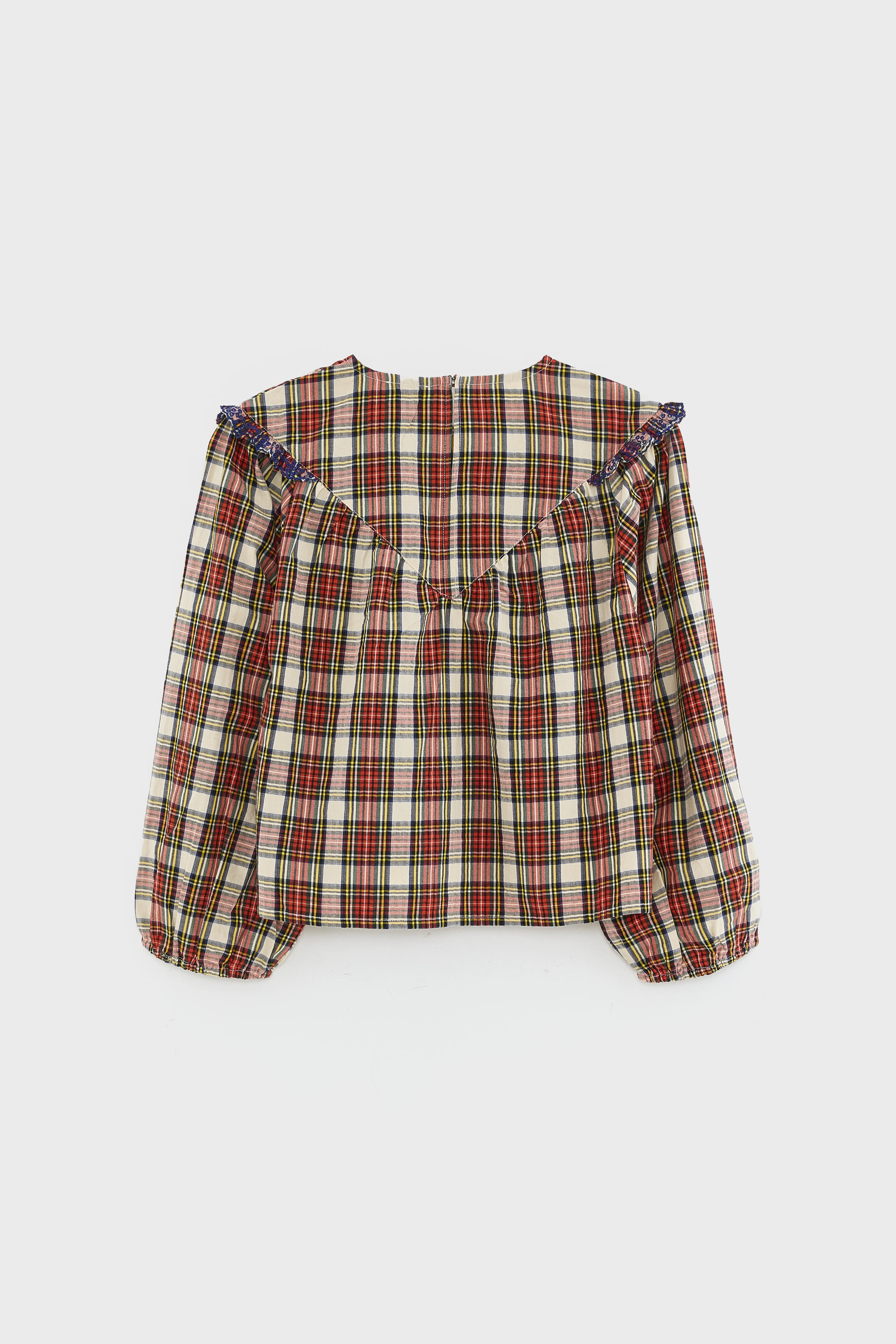 Himpi plaid blouse (252 / G / CHECK B) - Image 4