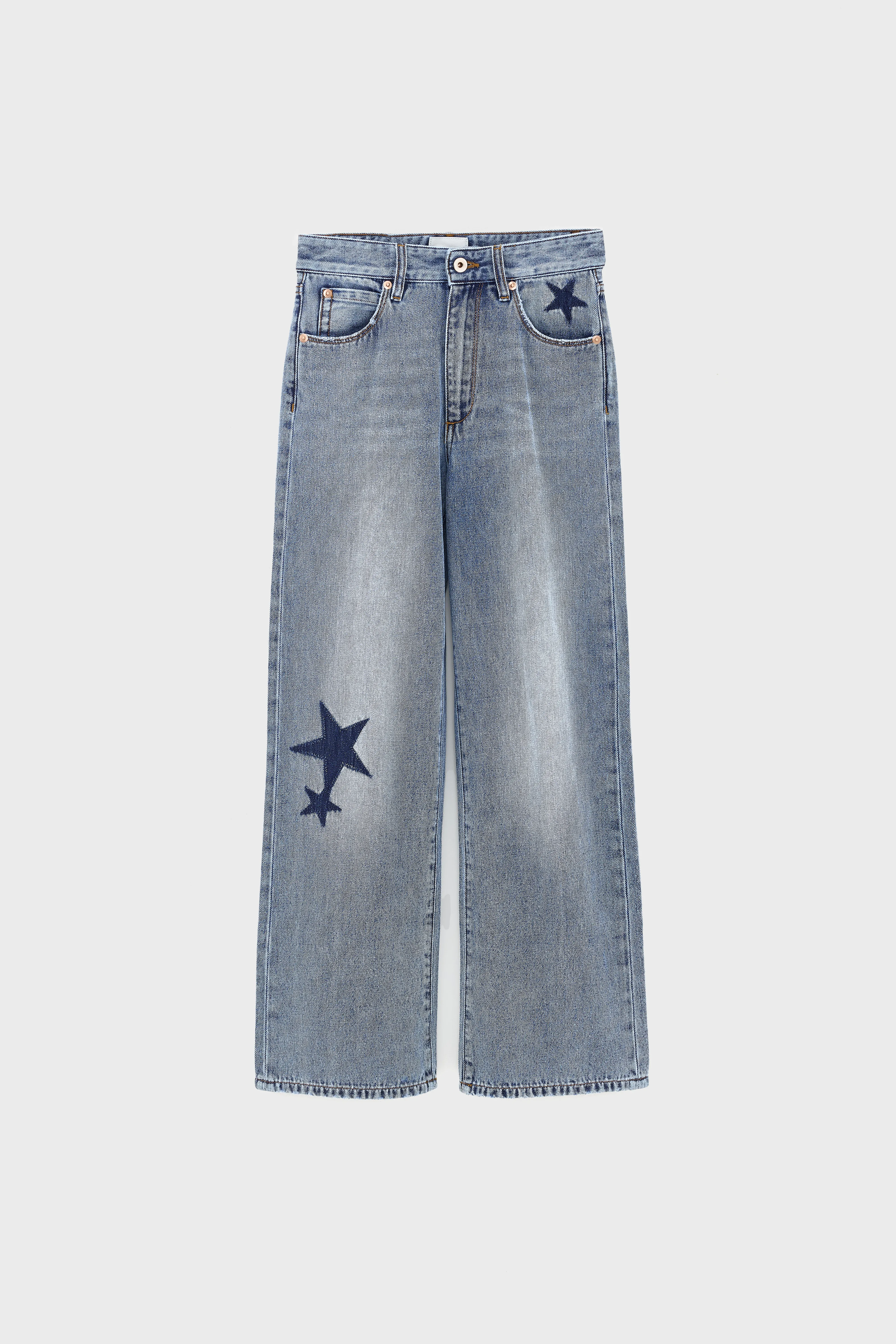 Popies flared jeans (261 / G / LT BLUE STONE) - Image 2