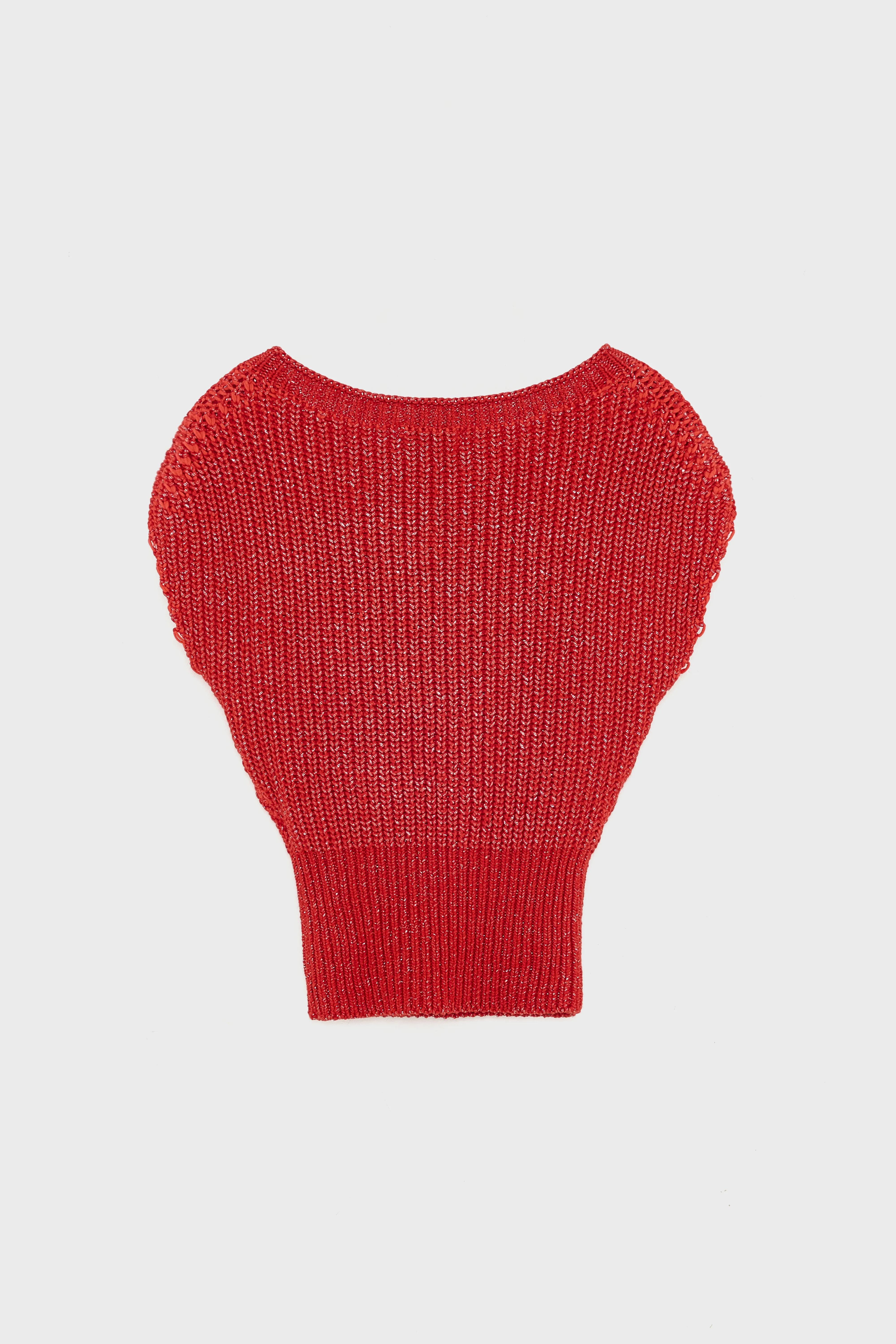 Alib sleeveless sweater (261 / G / MASSAI RED) - Image 3