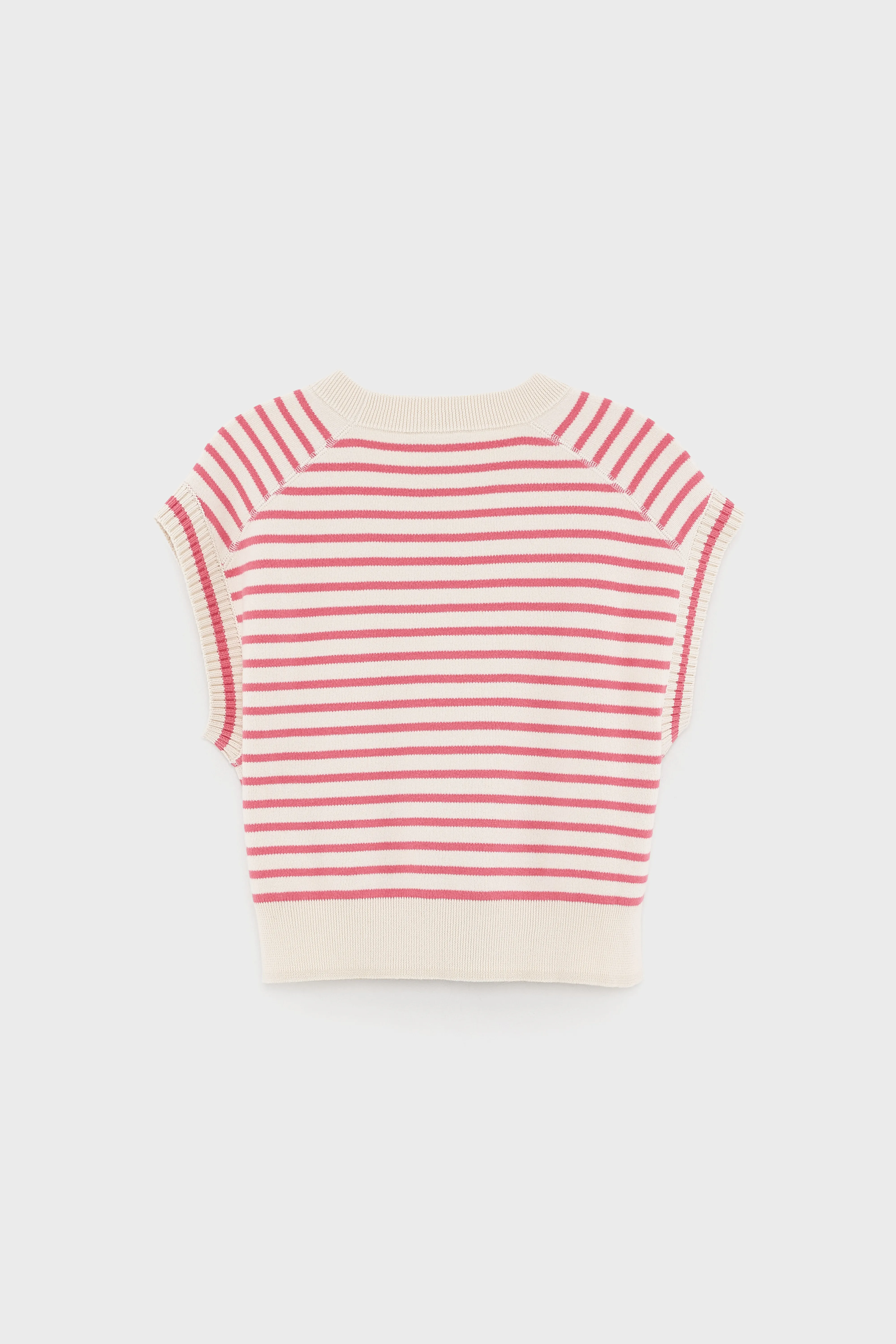Angide sleeveless sweater (261 / G / STRIPE A) - Image 3