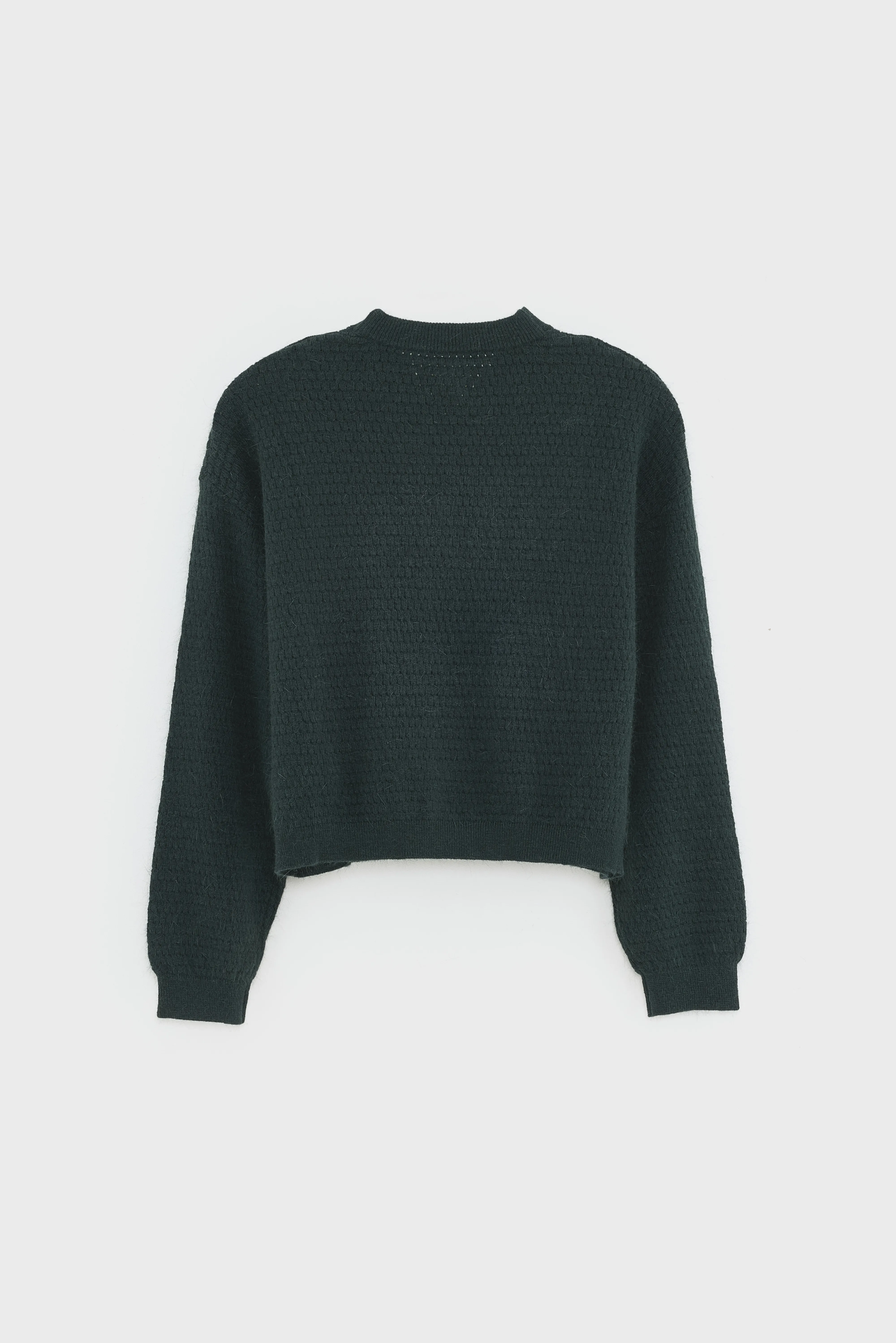 Diopla striped cardigan (252 / G / BOTTLE) - Image 4