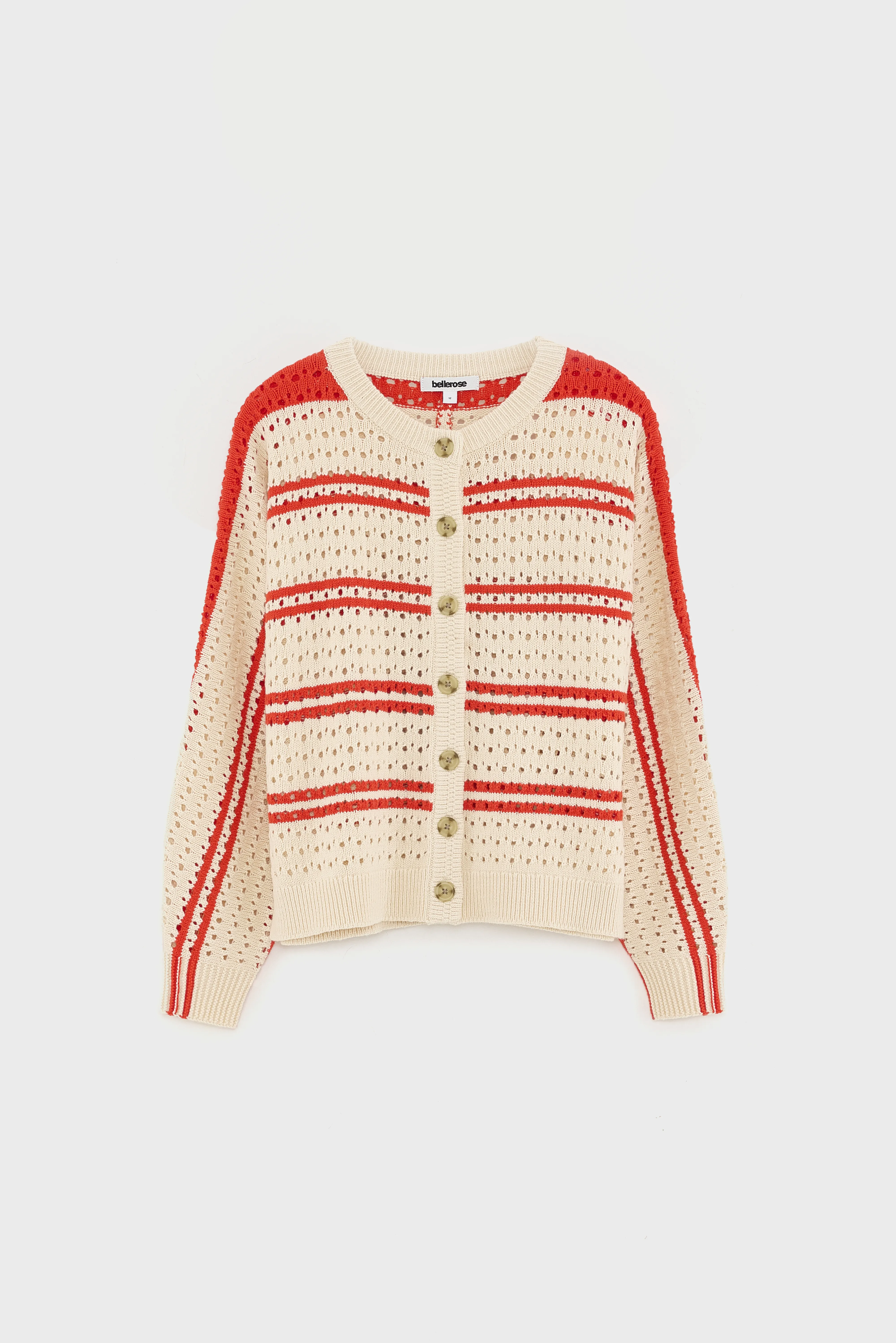 Gelta relaxed cardigan (261 / G / STRIPE A) - Image 2