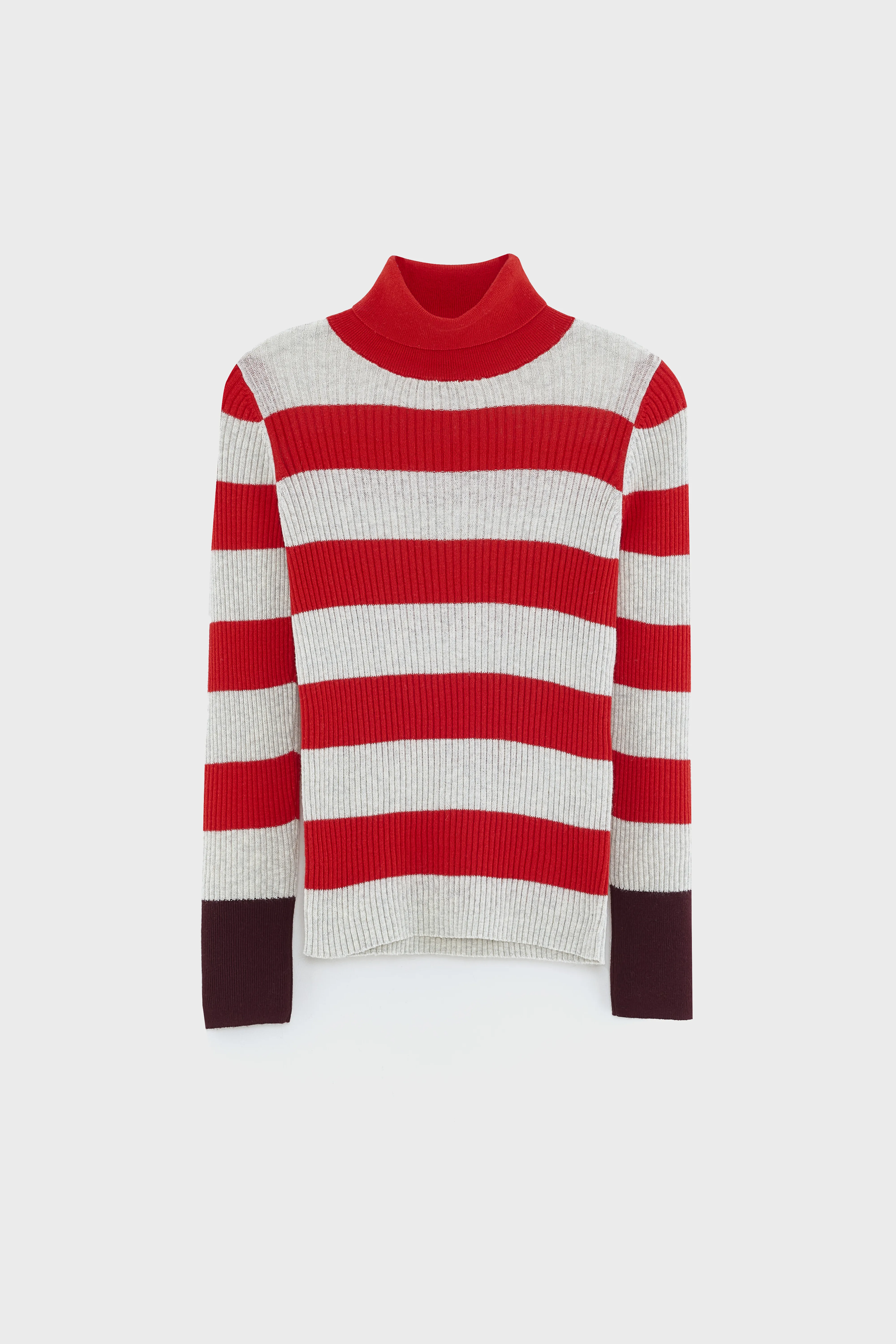 Gerzo turtle neck sweater (252 / G / STRIPE B) - Image 2