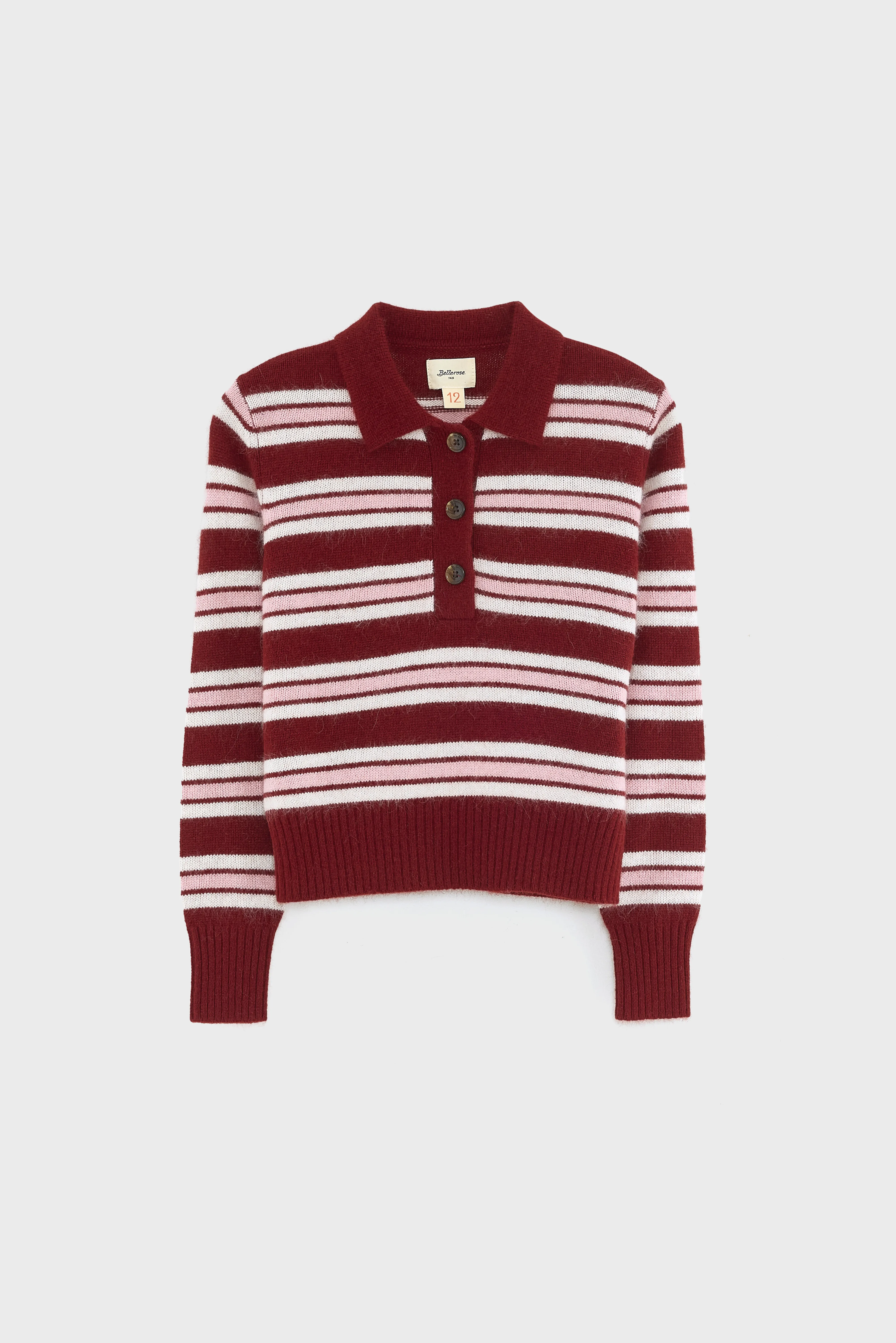 Gimol polo neck sweater (252 / G / STRIPE A) - Image 2