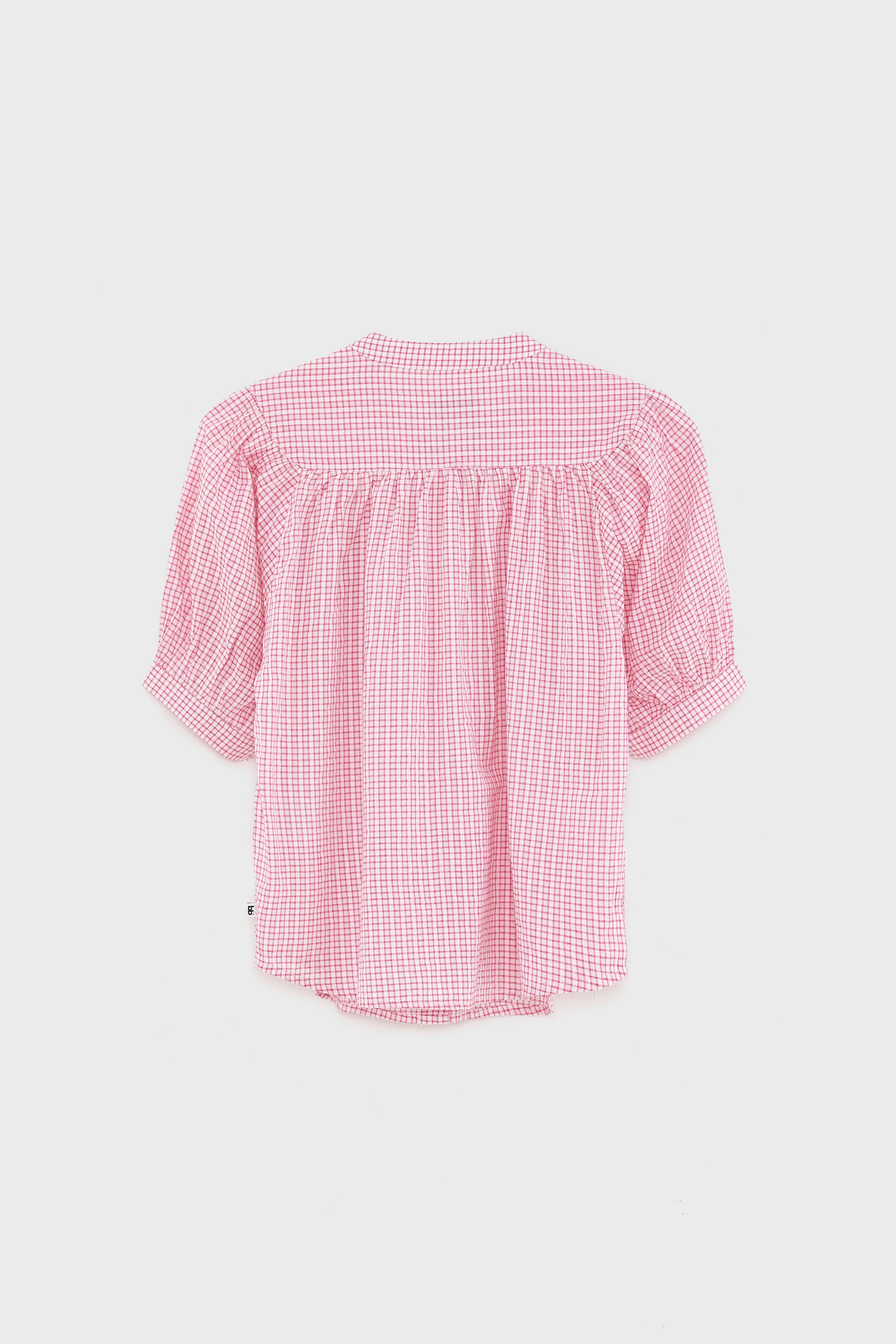 Hopsa short-sleeve blouse (261 / G / CHECK A) - Image 3