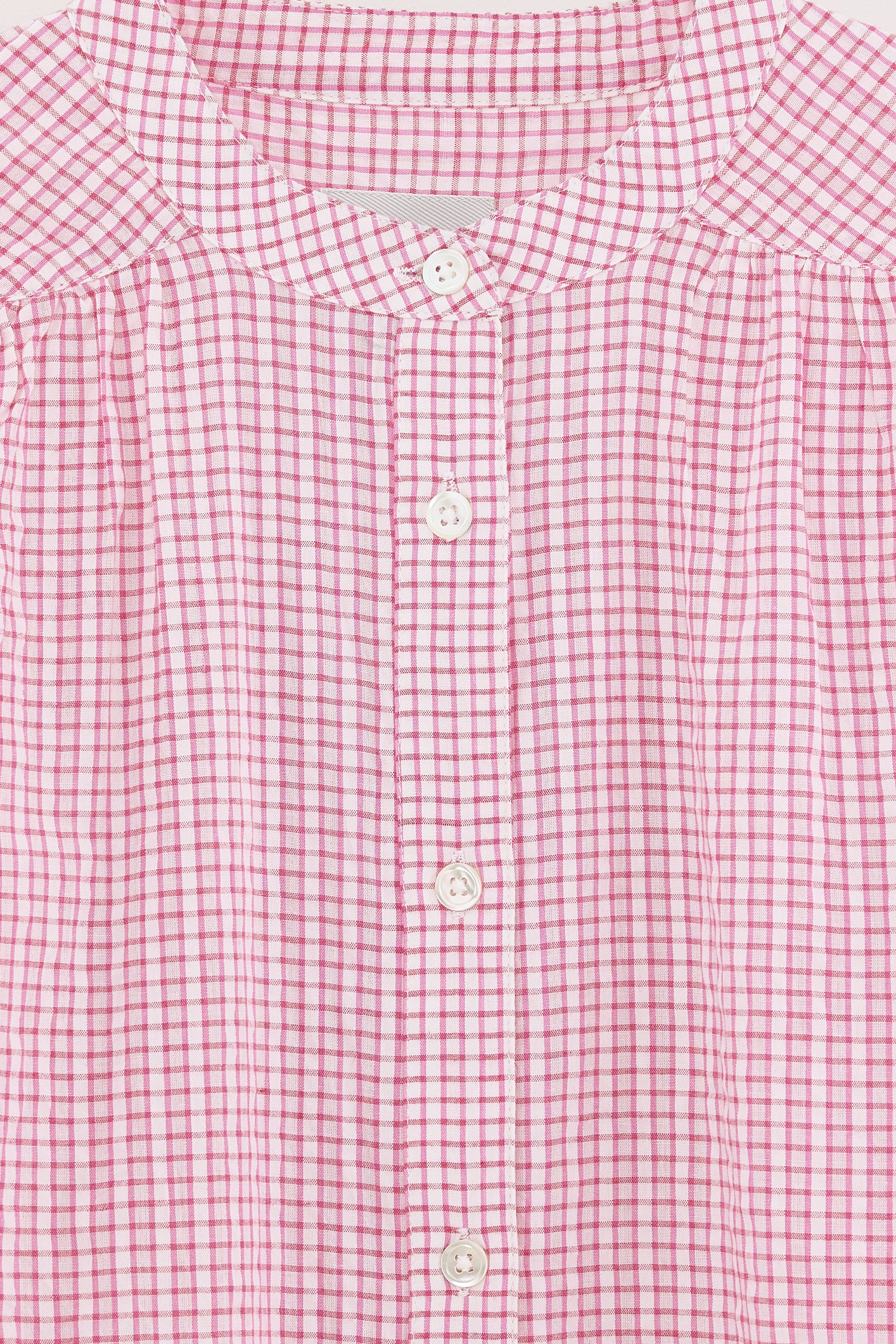 Hopsa short-sleeve blouse (261 / G / CHECK A) - Image 4