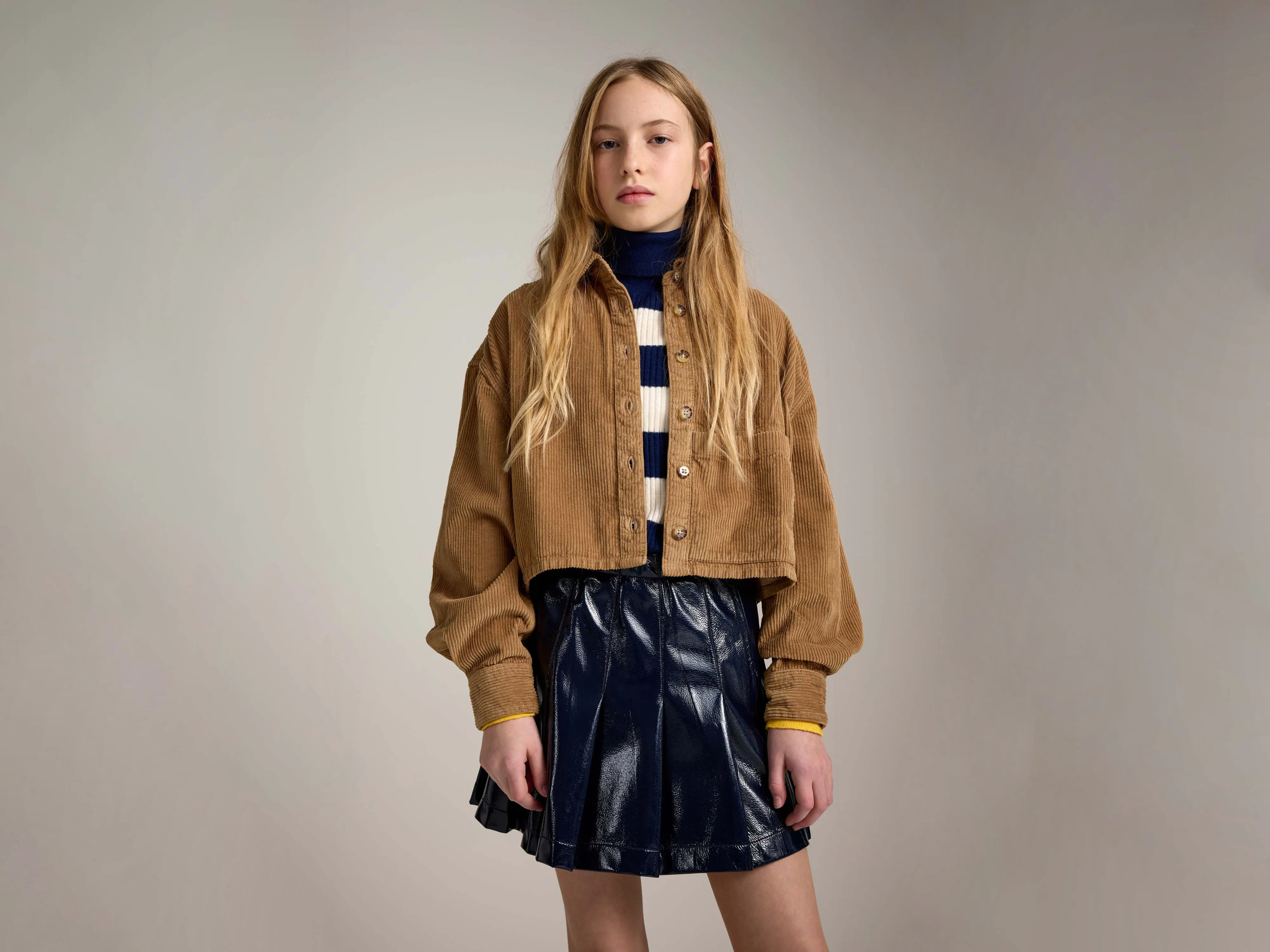 Wiggle boxy shirt (252 / G / TOFFEE)