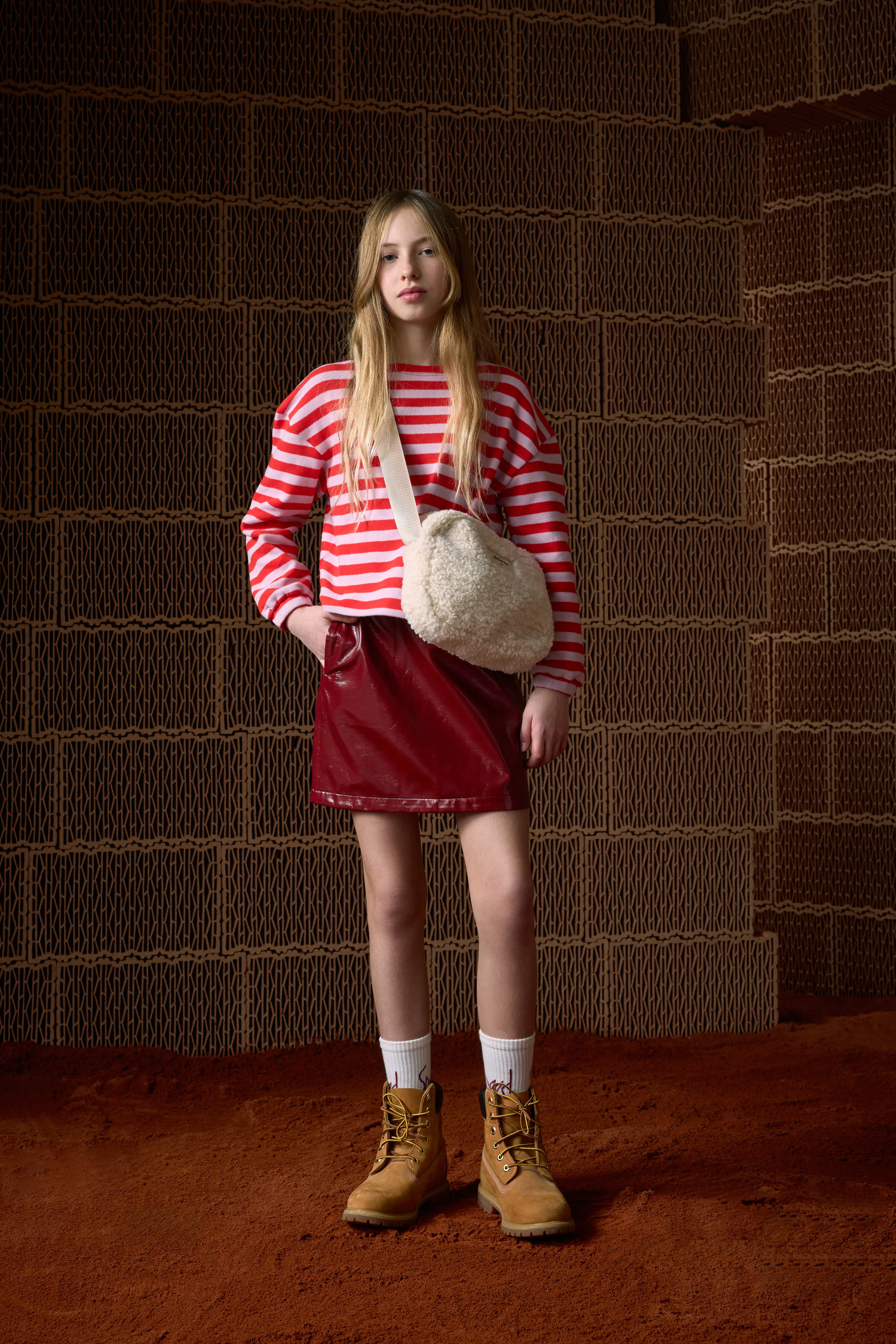 Parise mini skirt (252 / G / CERISE) - Image 2