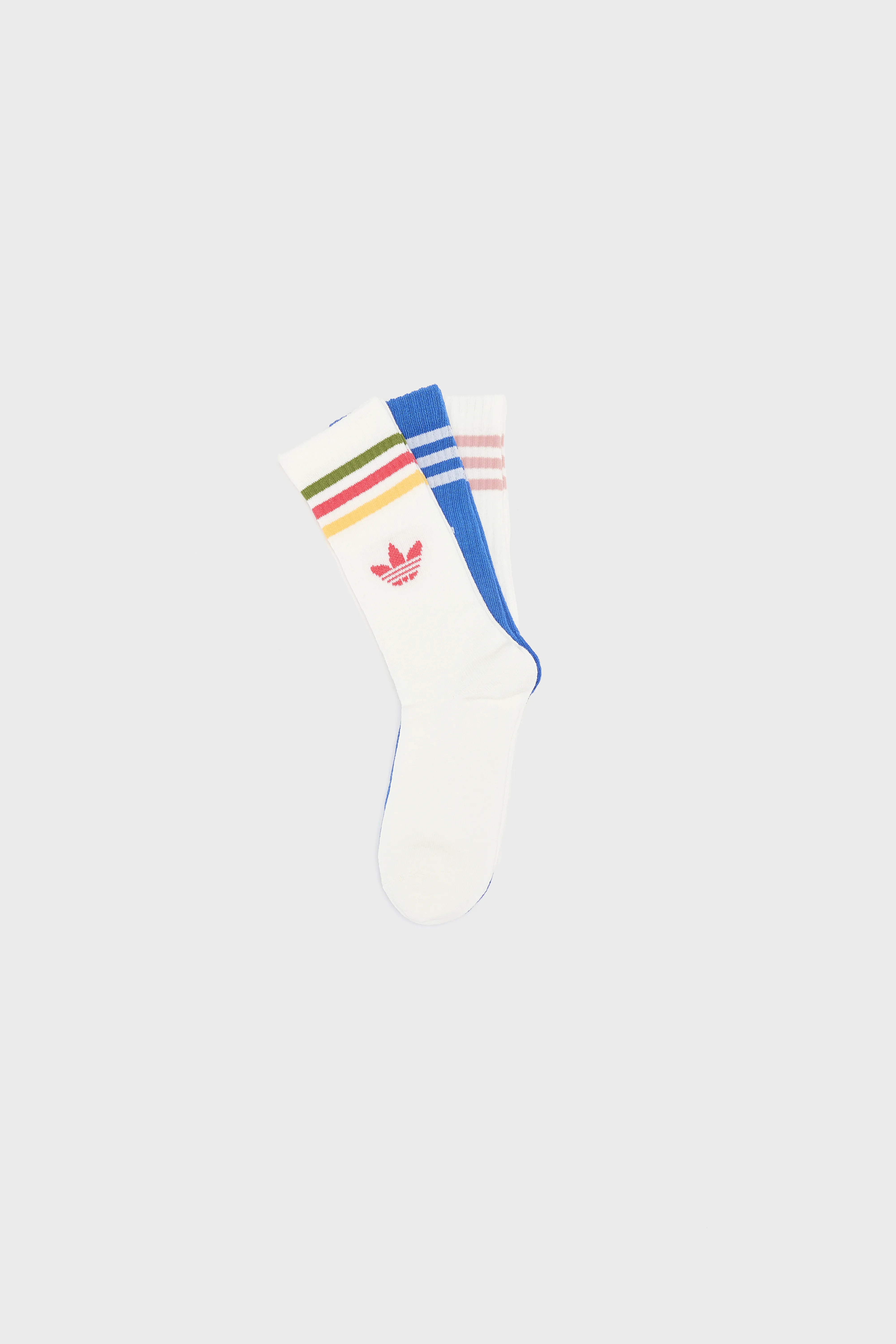 3-Stripes Crew Socks for Juniors (252 / G / MULTICOLOR) - Image 2