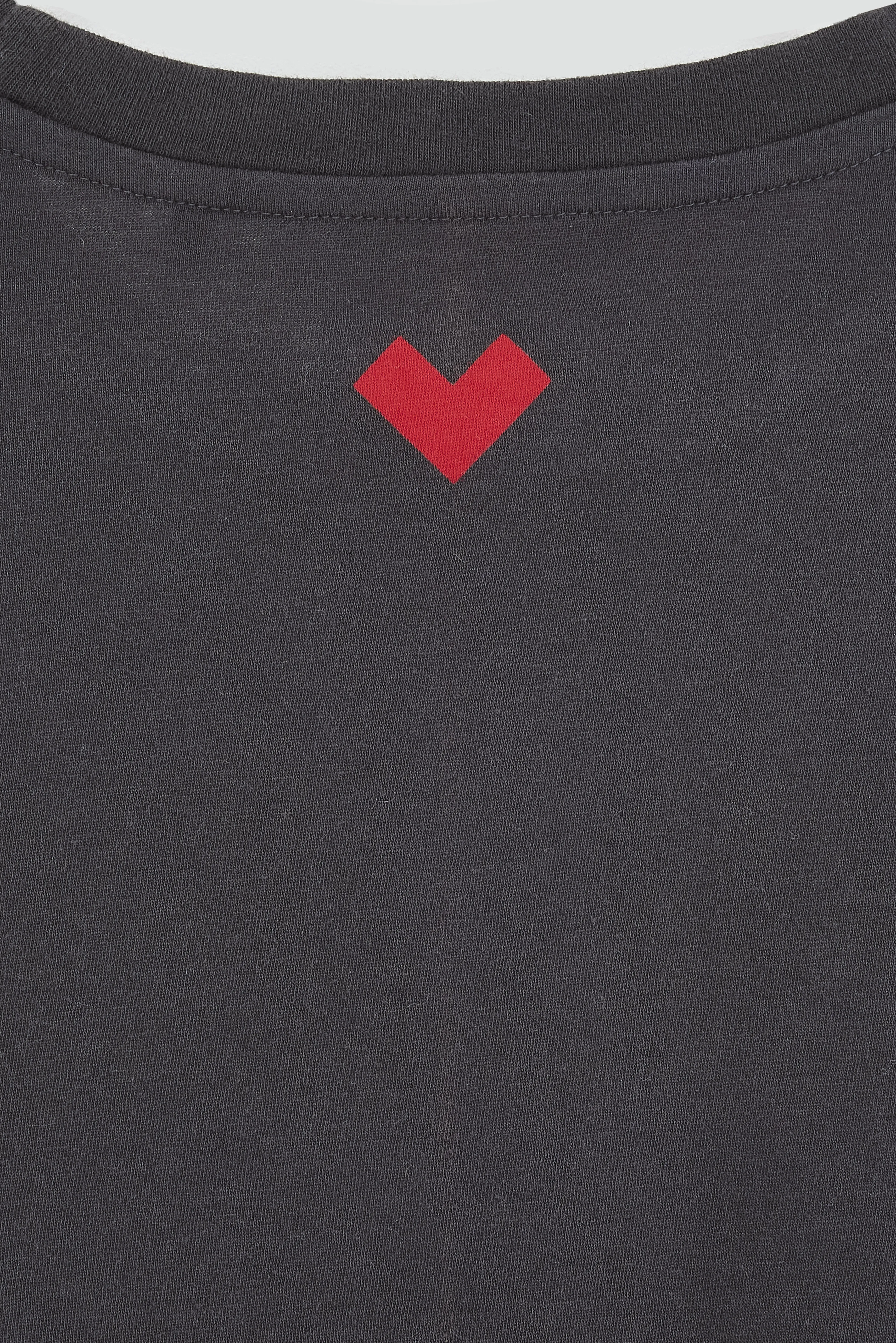Asha boyfriend t-shirt (261 / G / BLACK SAND) - Image 5