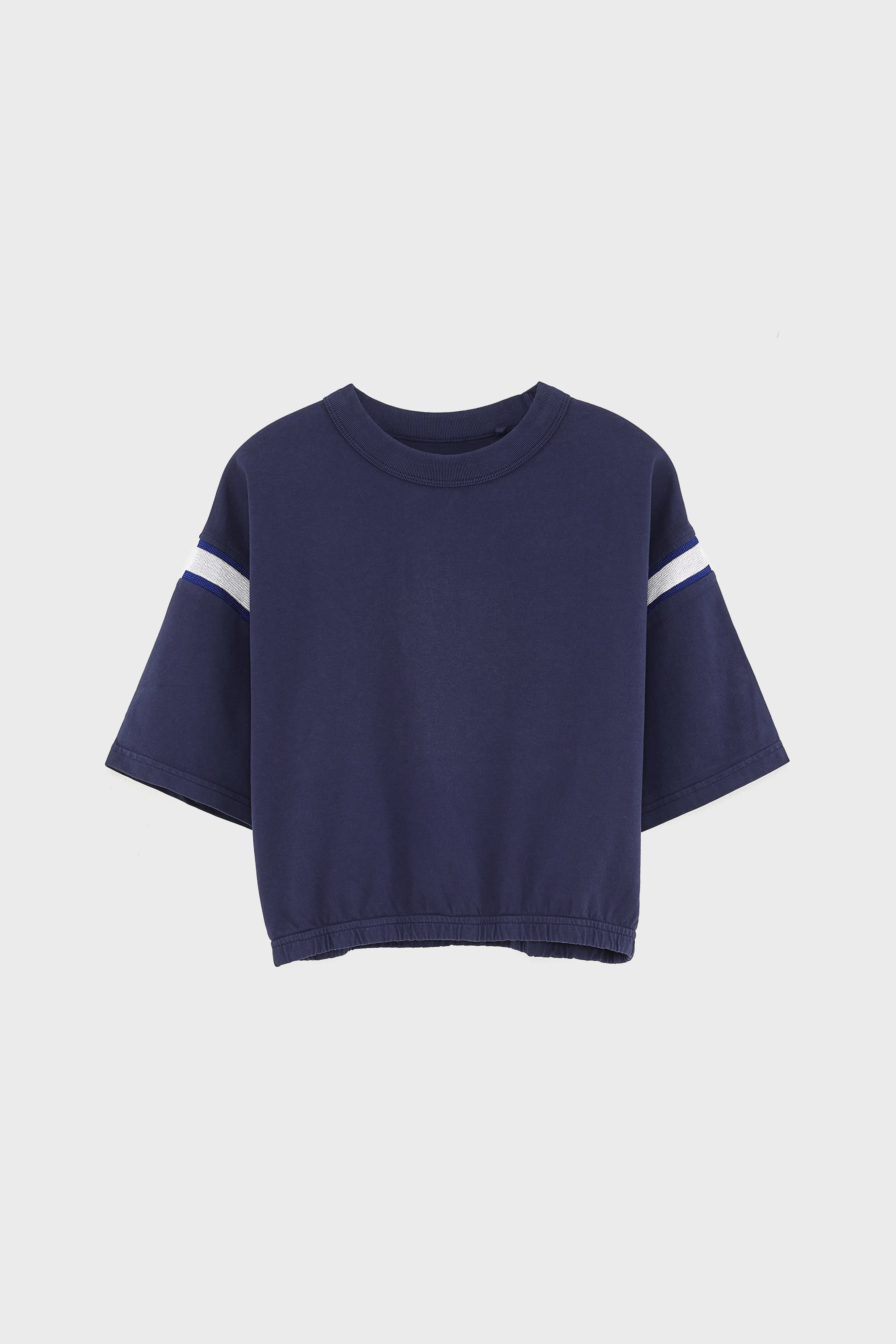 Casel cropped t-shirt (261 / G / NAVAL) - Image 2