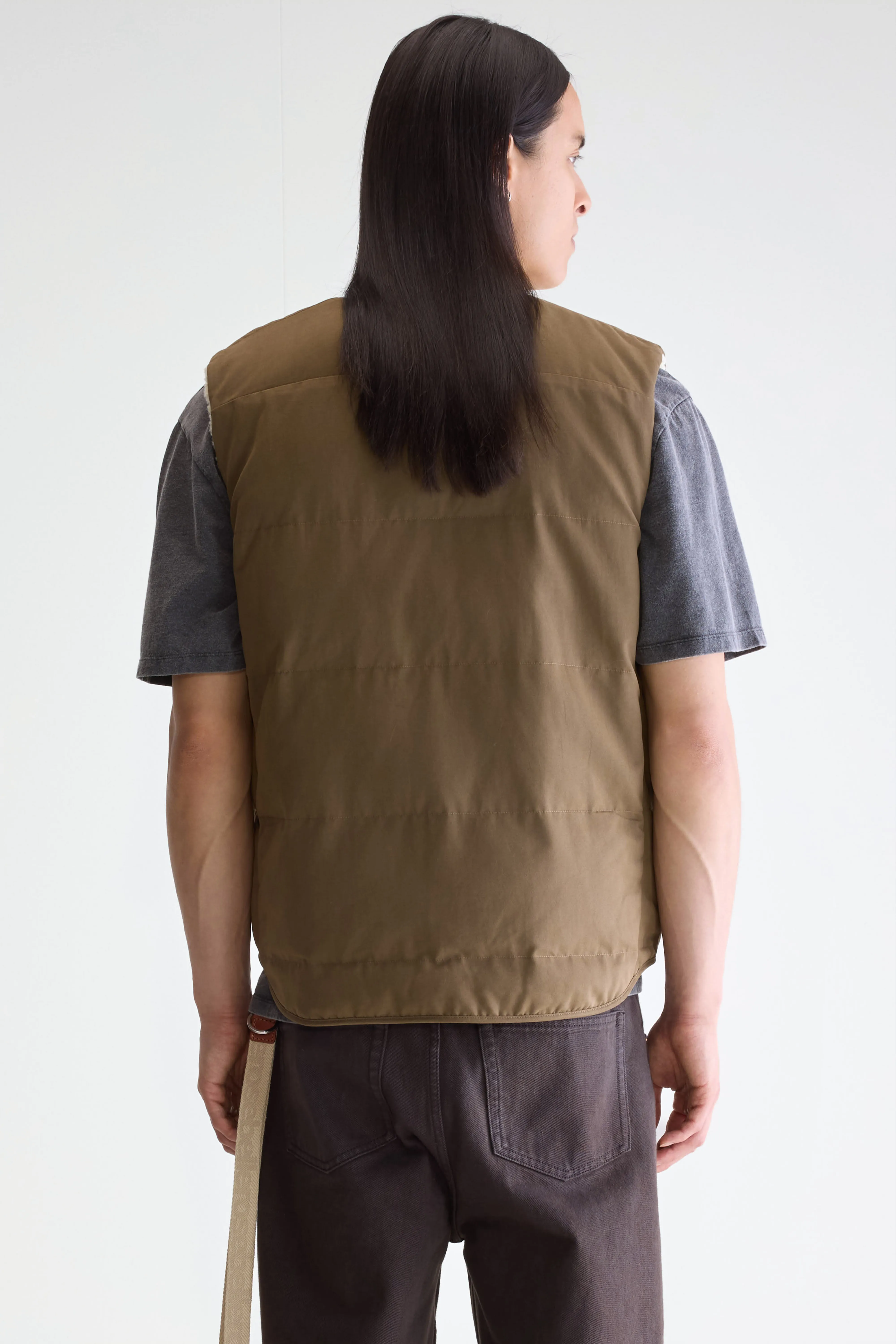 Hocho bodywarmer (252 / M / OLIVE NIGHT) - Image 5