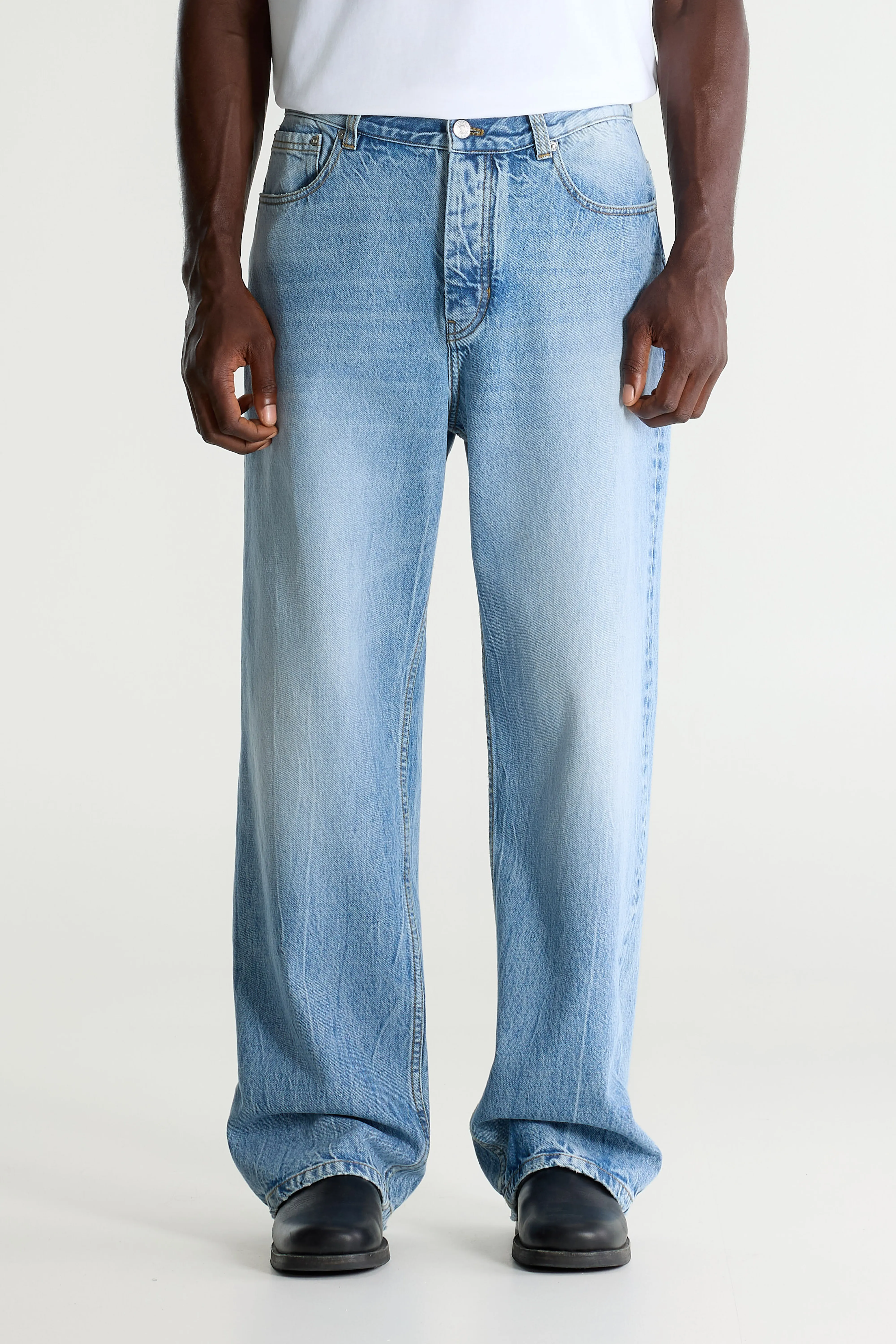 Denim N. 05 wide jeans (261 / M / VINTAGE BLUE) - Image 3