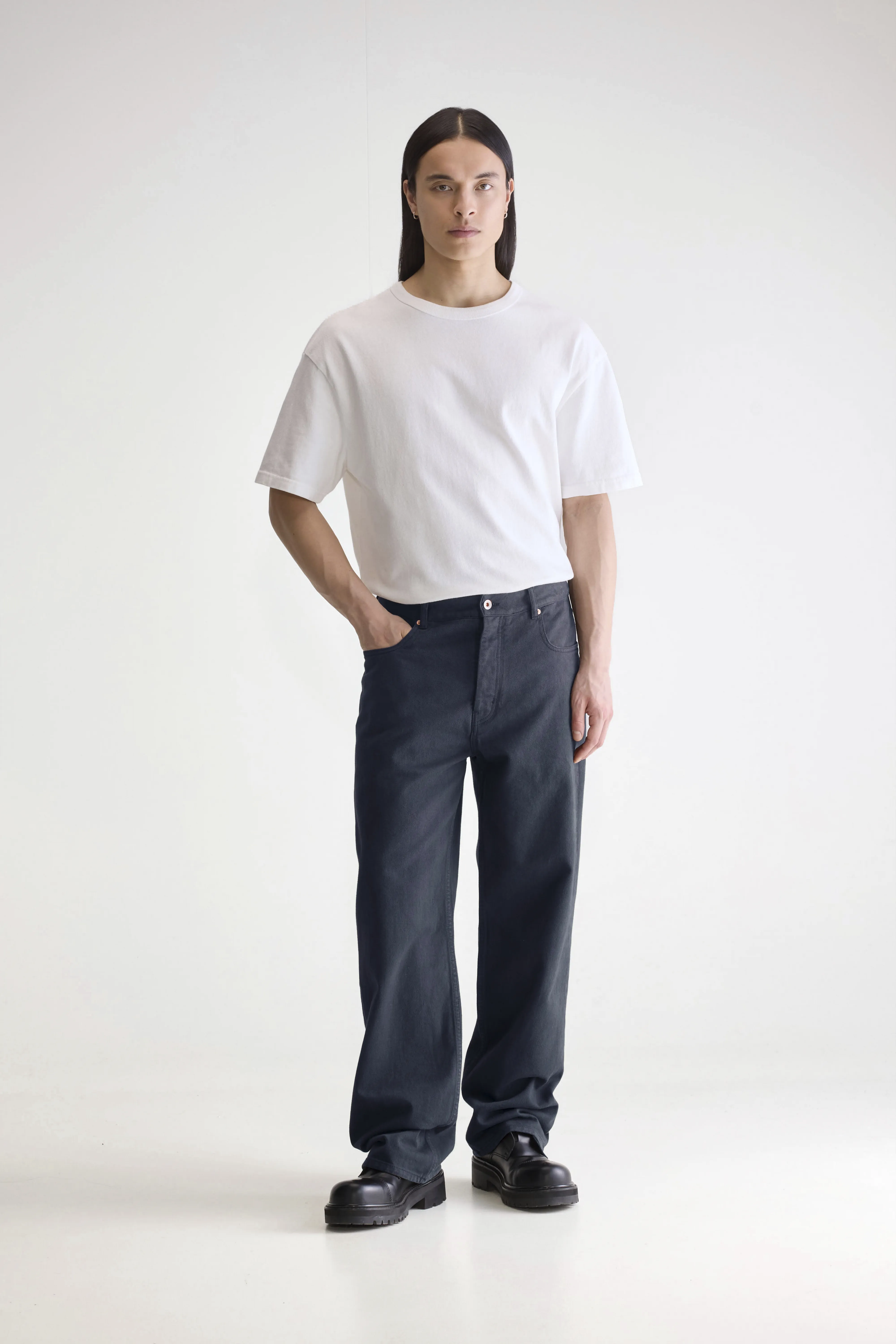Denim N. 08 straight jeans (252 / M / BLACK BLUE) - Image 2