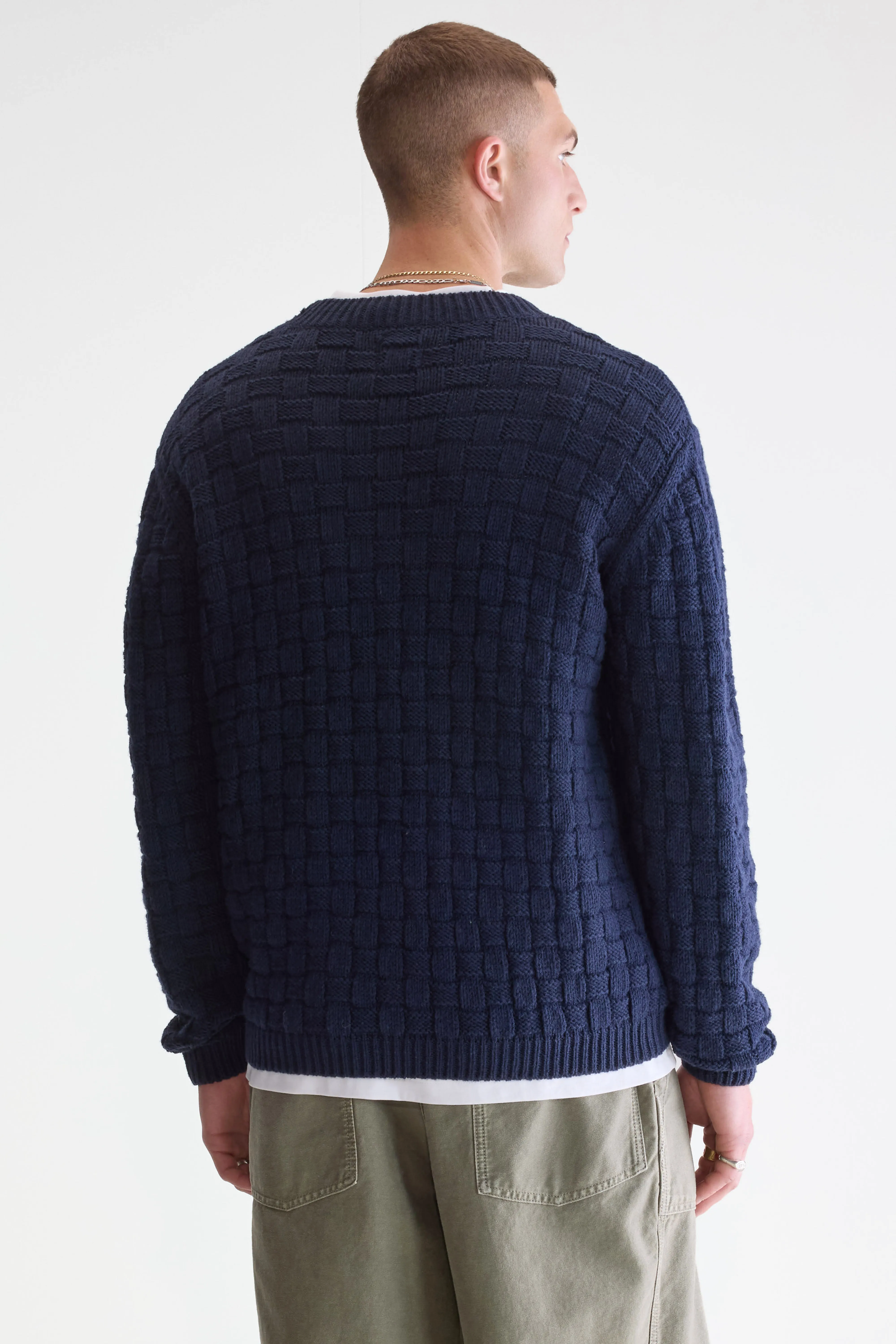 Aniom crewneck sweater (252 / M / REGAL BLUE) - Image 4
