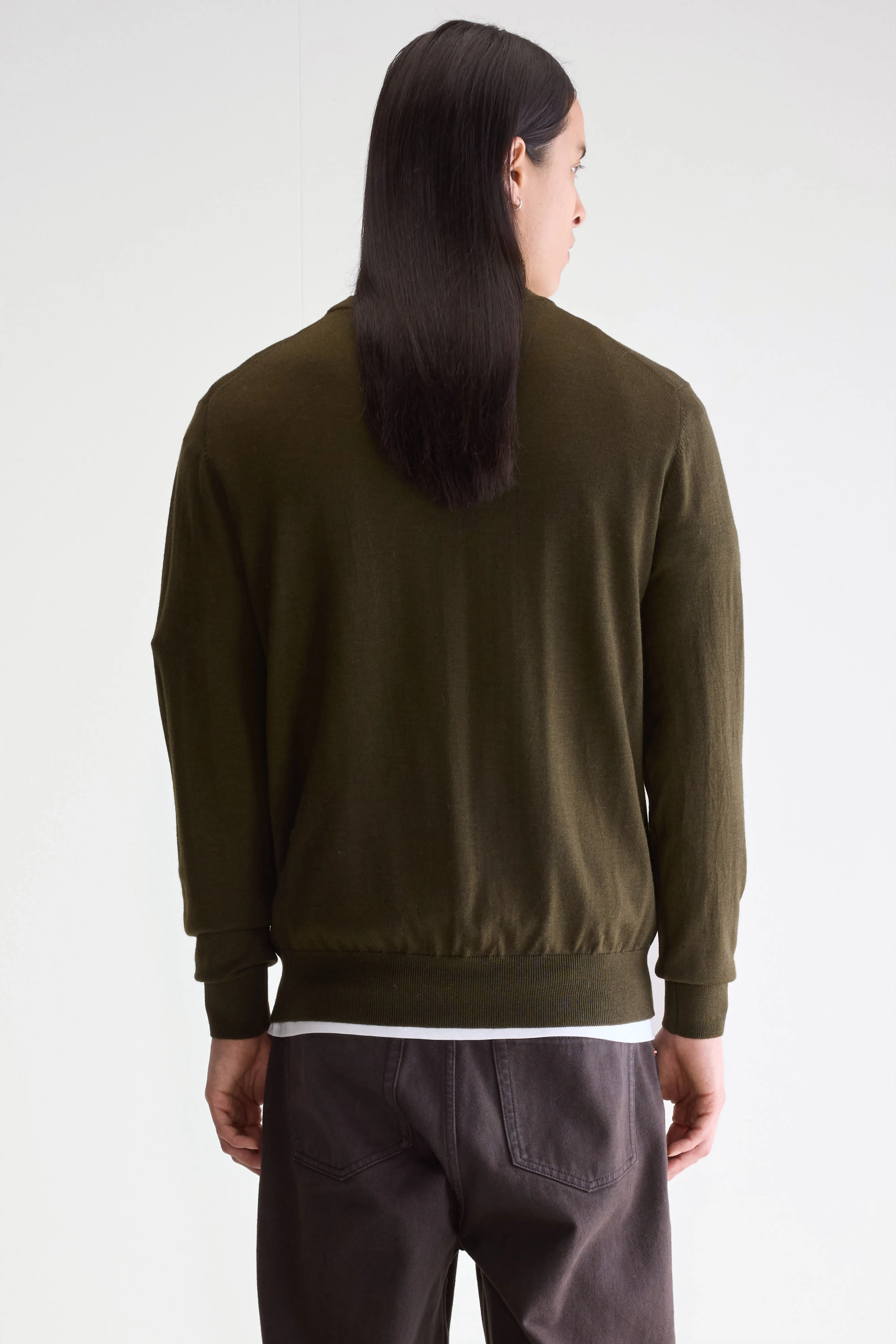 Dilliv crewneck sweater (252 / M / ARMY) - Image 4