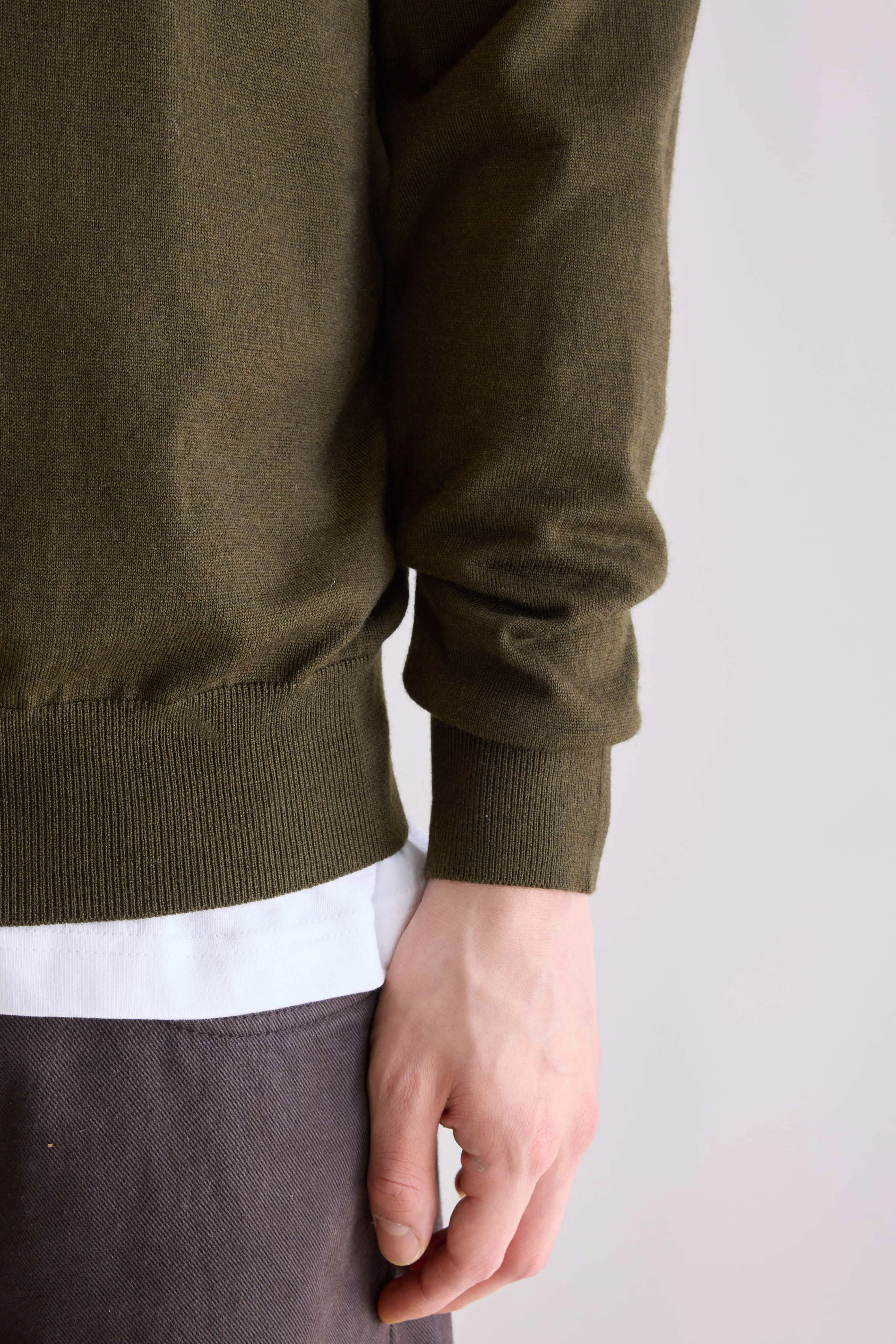 Dilliv crewneck sweater (252 / M / ARMY) - Image 6