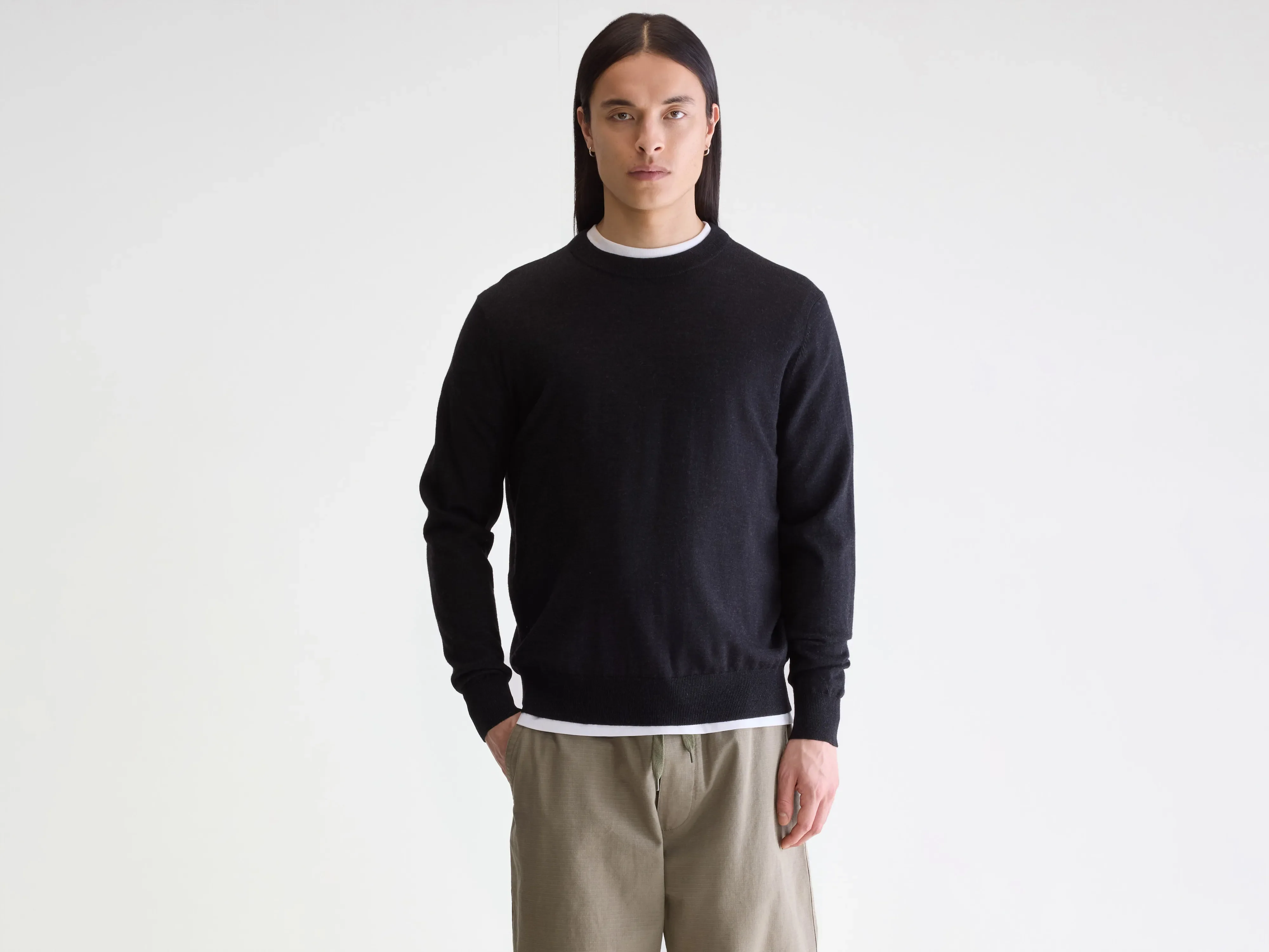 Dilliv crewneck sweater (252 / M / CHARCOAL)