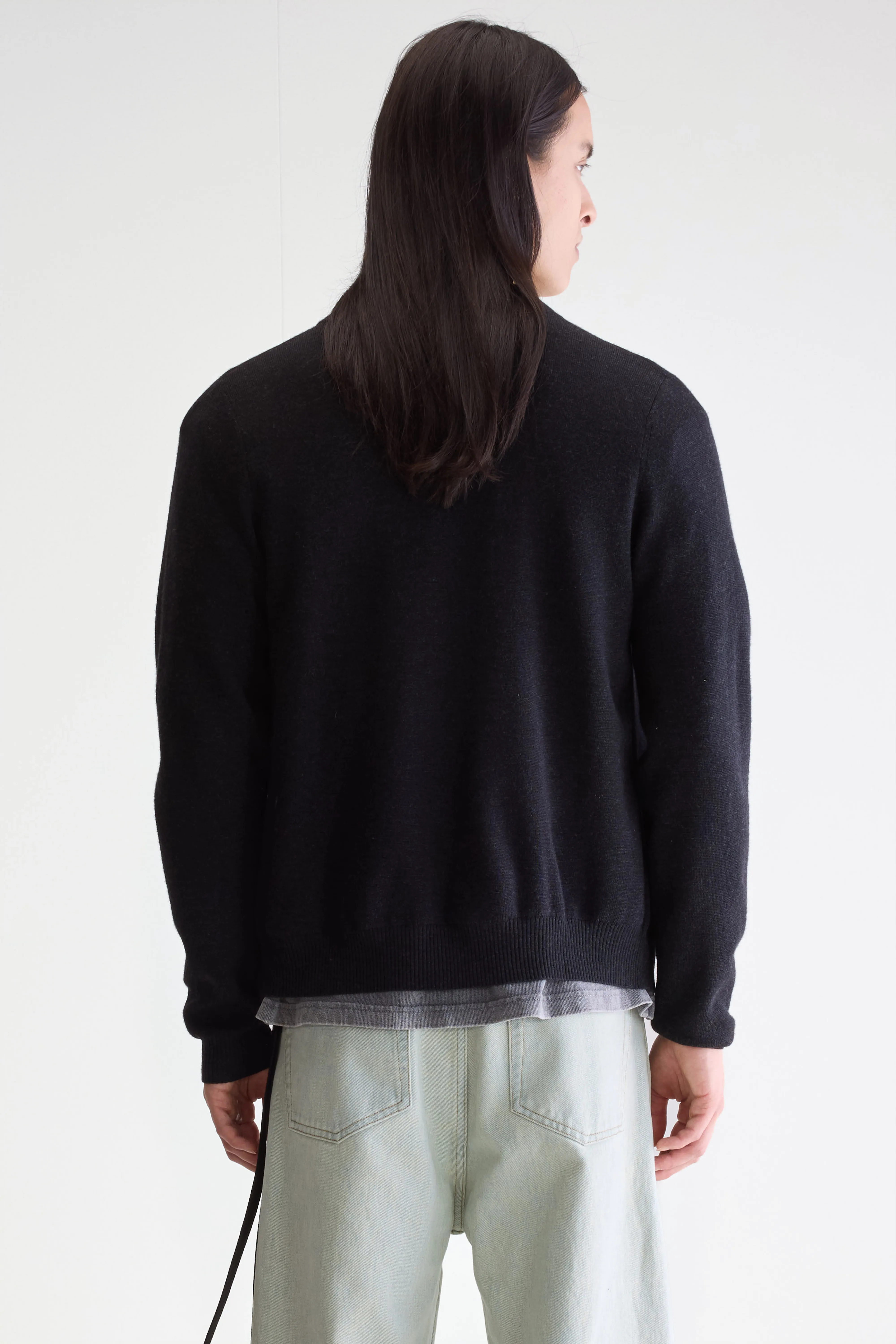 Dilso zip-up sweater (252 / M / CHARCOAL) - Image 4