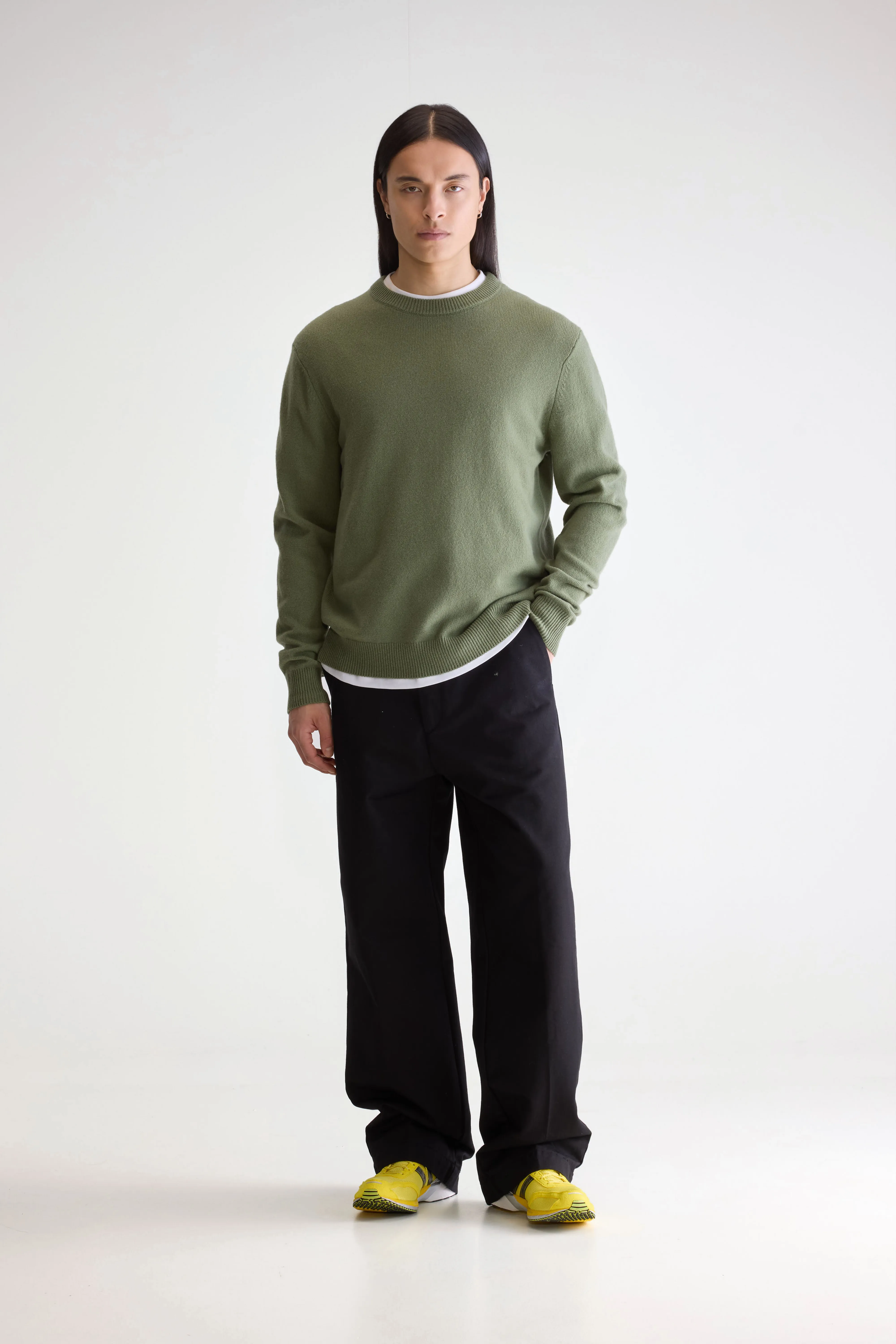 Donoon crewneck sweater (252 / M / EUCALYPTUS) - Image 3