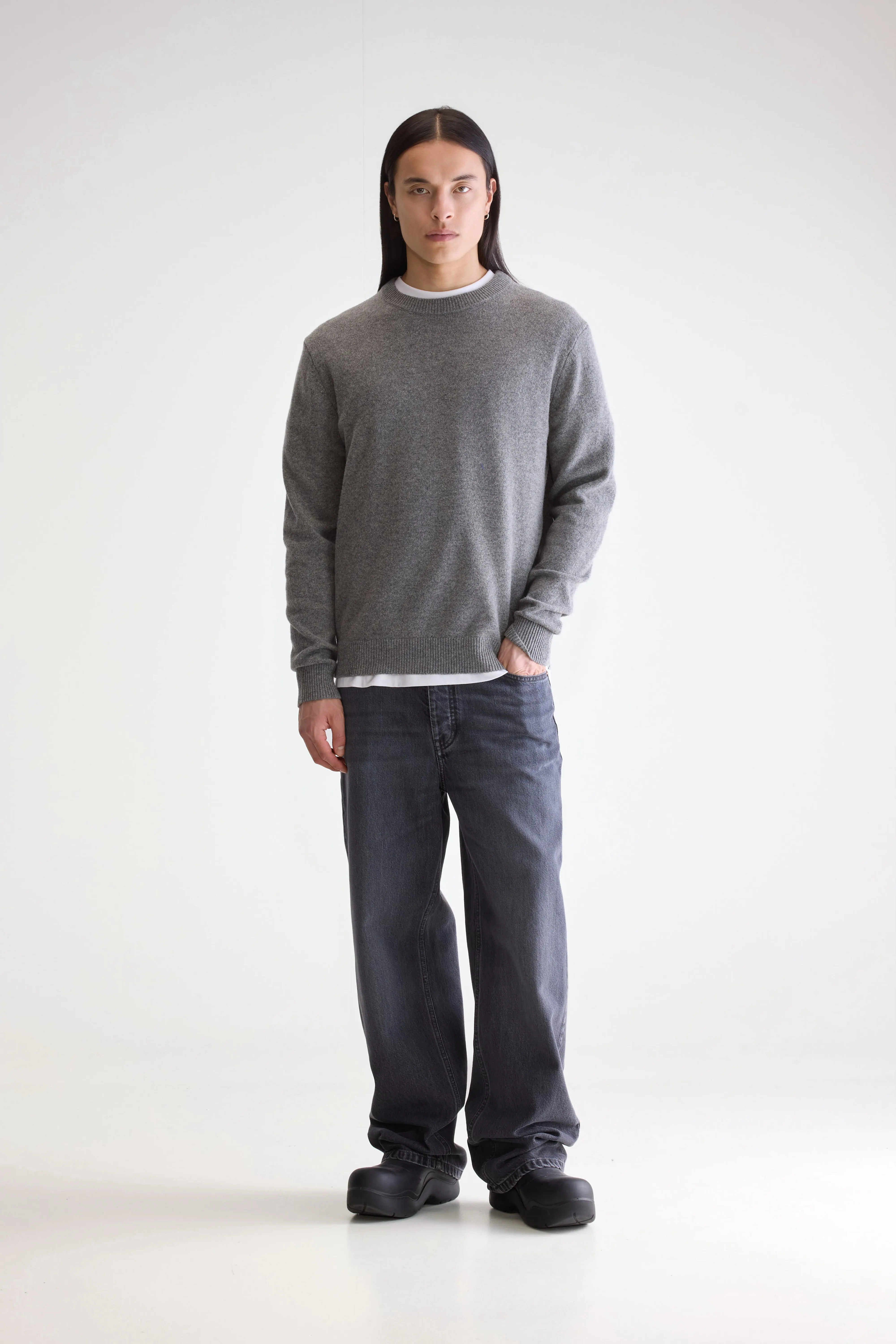 Donoon crewneck sweater (252 / M / MID GREY) - Image 3