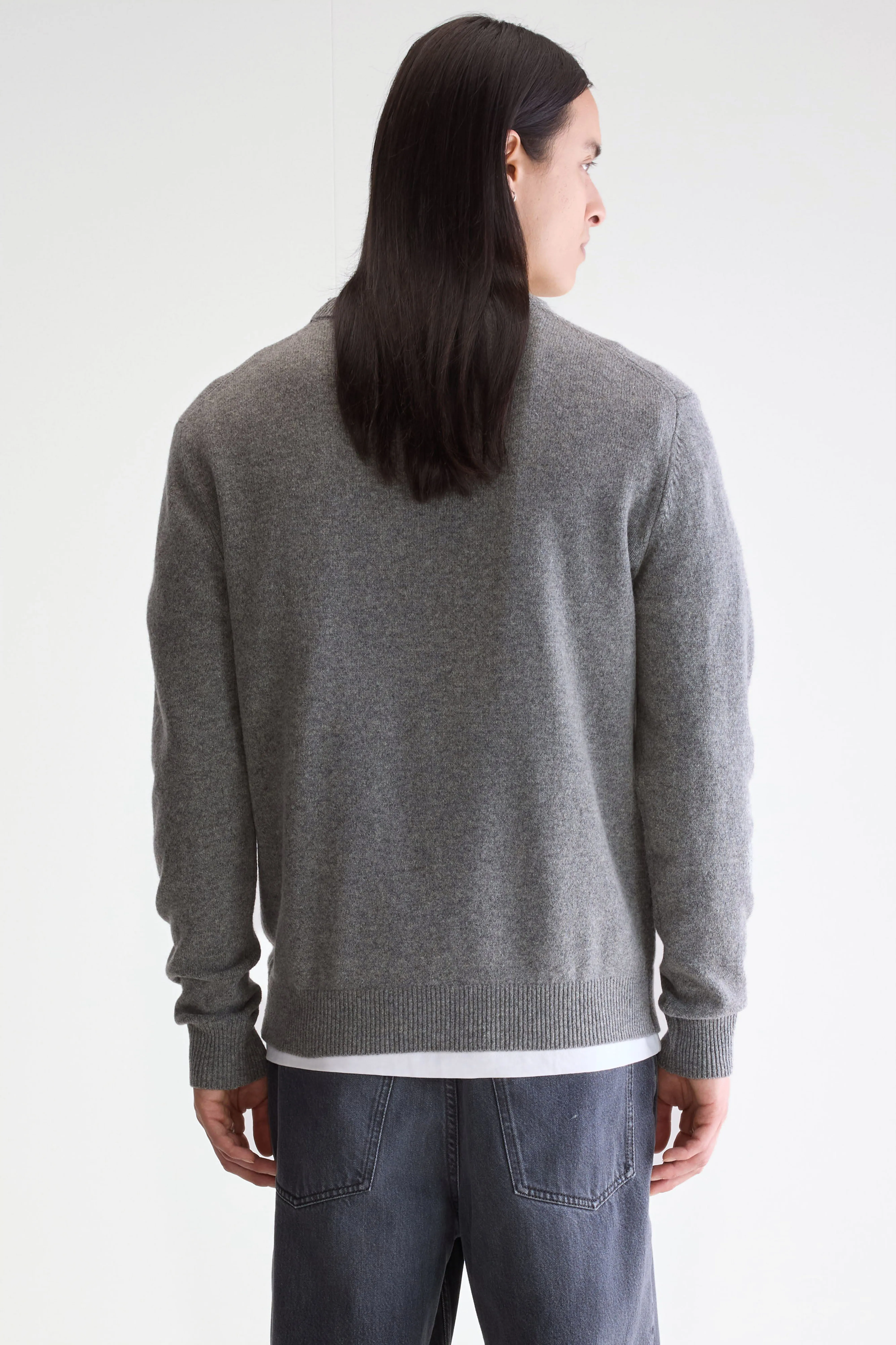 Donoon crewneck sweater (252 / M / MID GREY) - Image 4