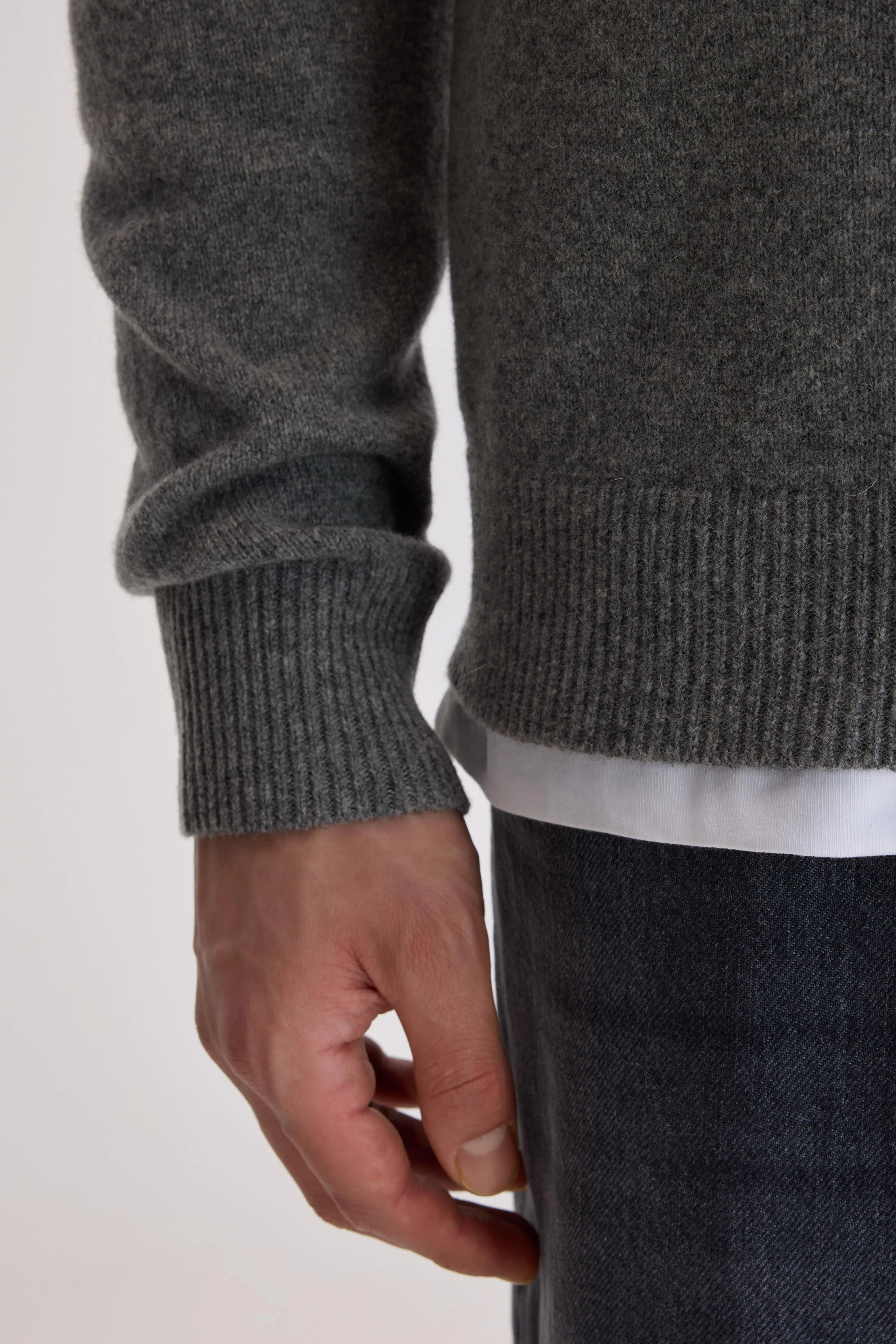 Donoon crewneck sweater (252 / M / MID GREY) - Image 6