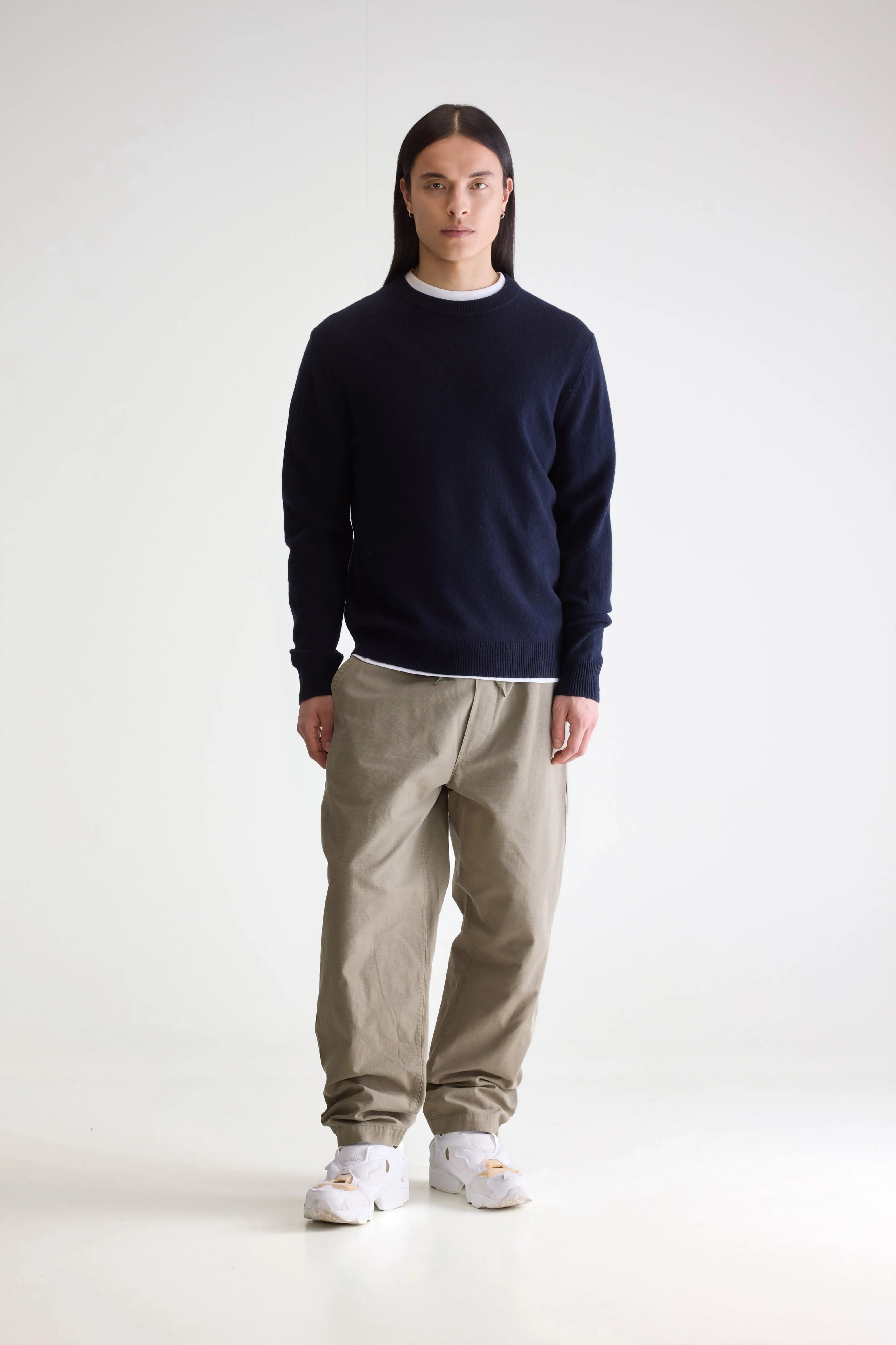 Donoon crewneck sweater (252 / M / NAVY) - Image 3