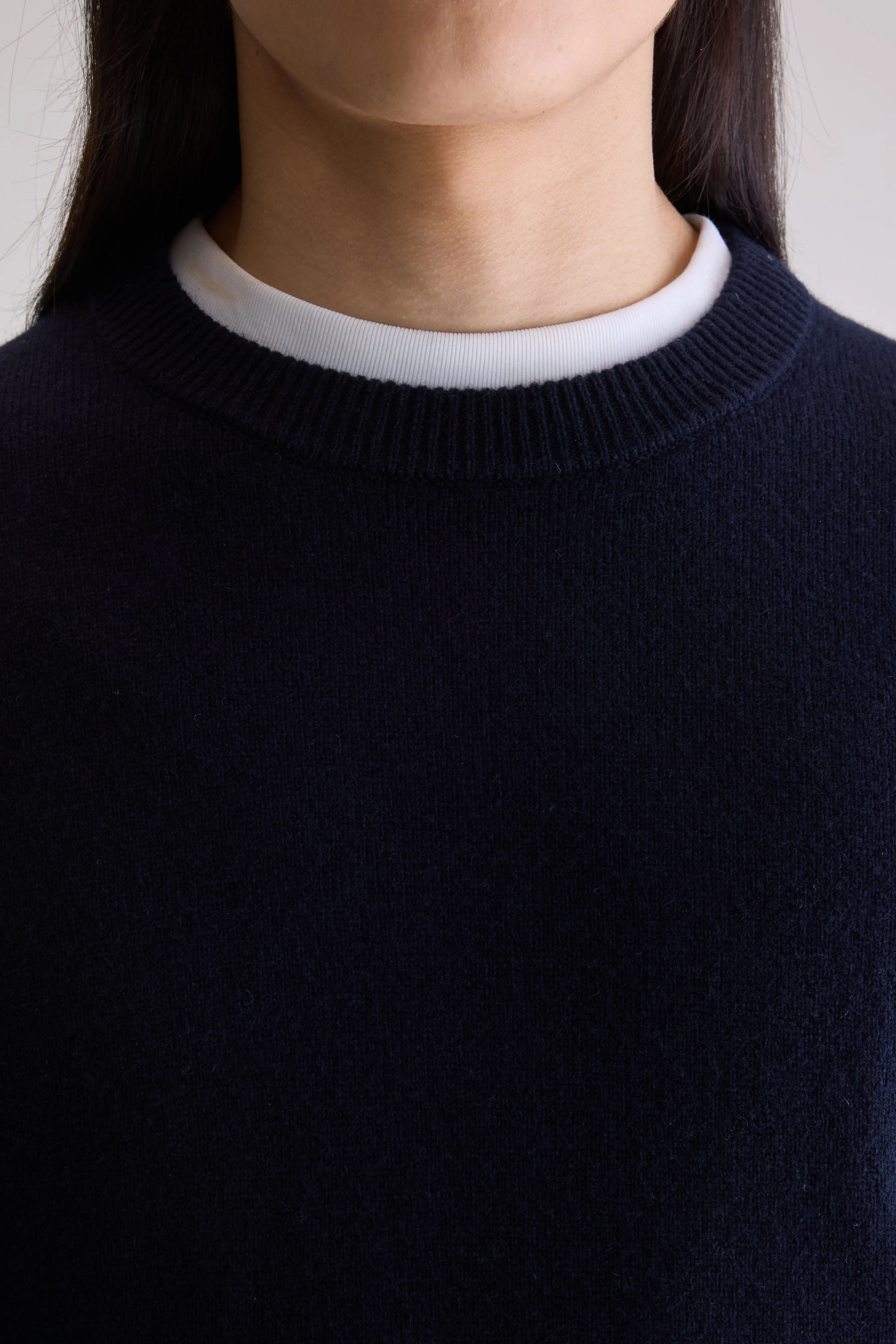 Donoon crewneck sweater (252 / M / NAVY) - Image 5