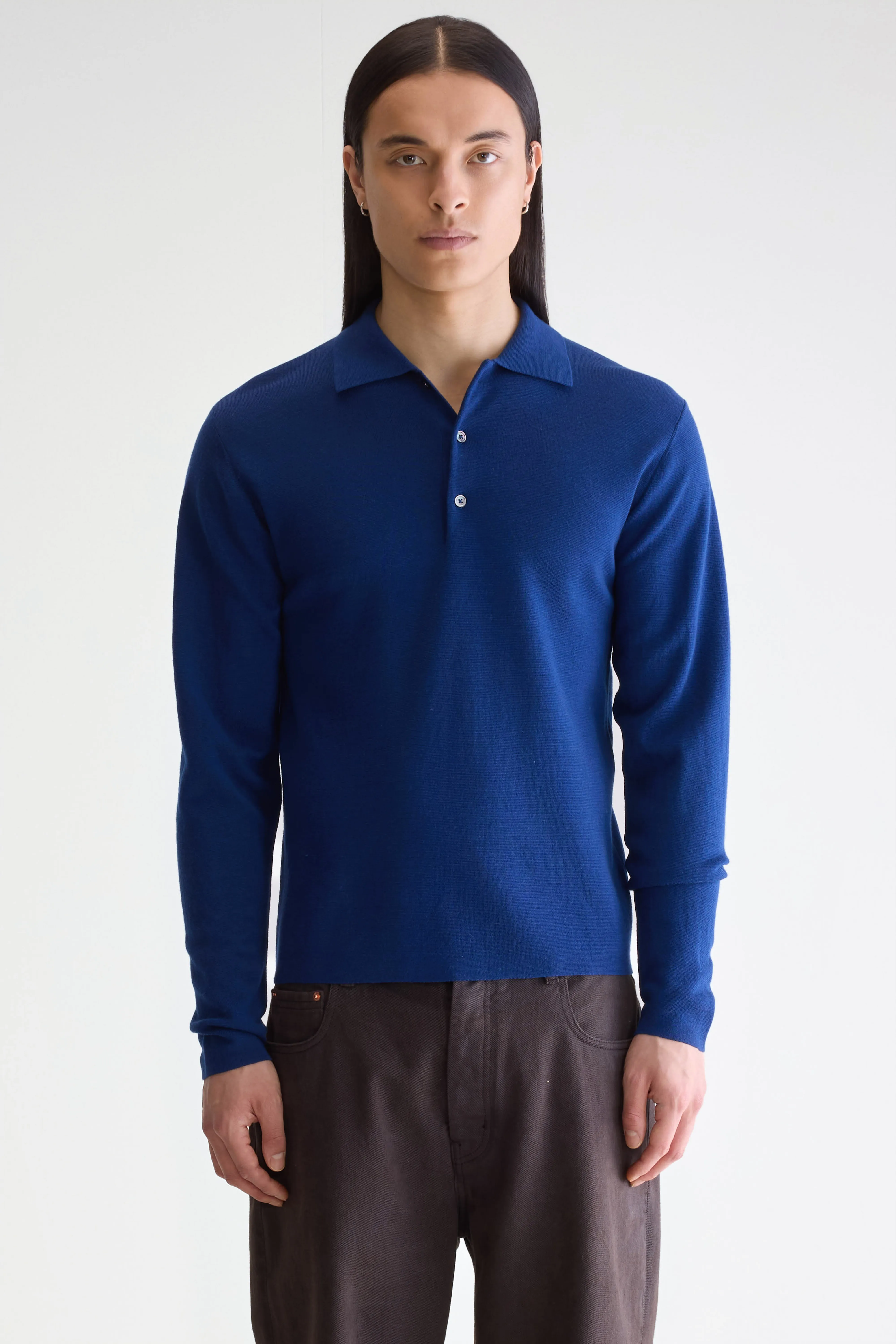 Dynay slim polo sweater (252 / M / WORKER) - Image 2