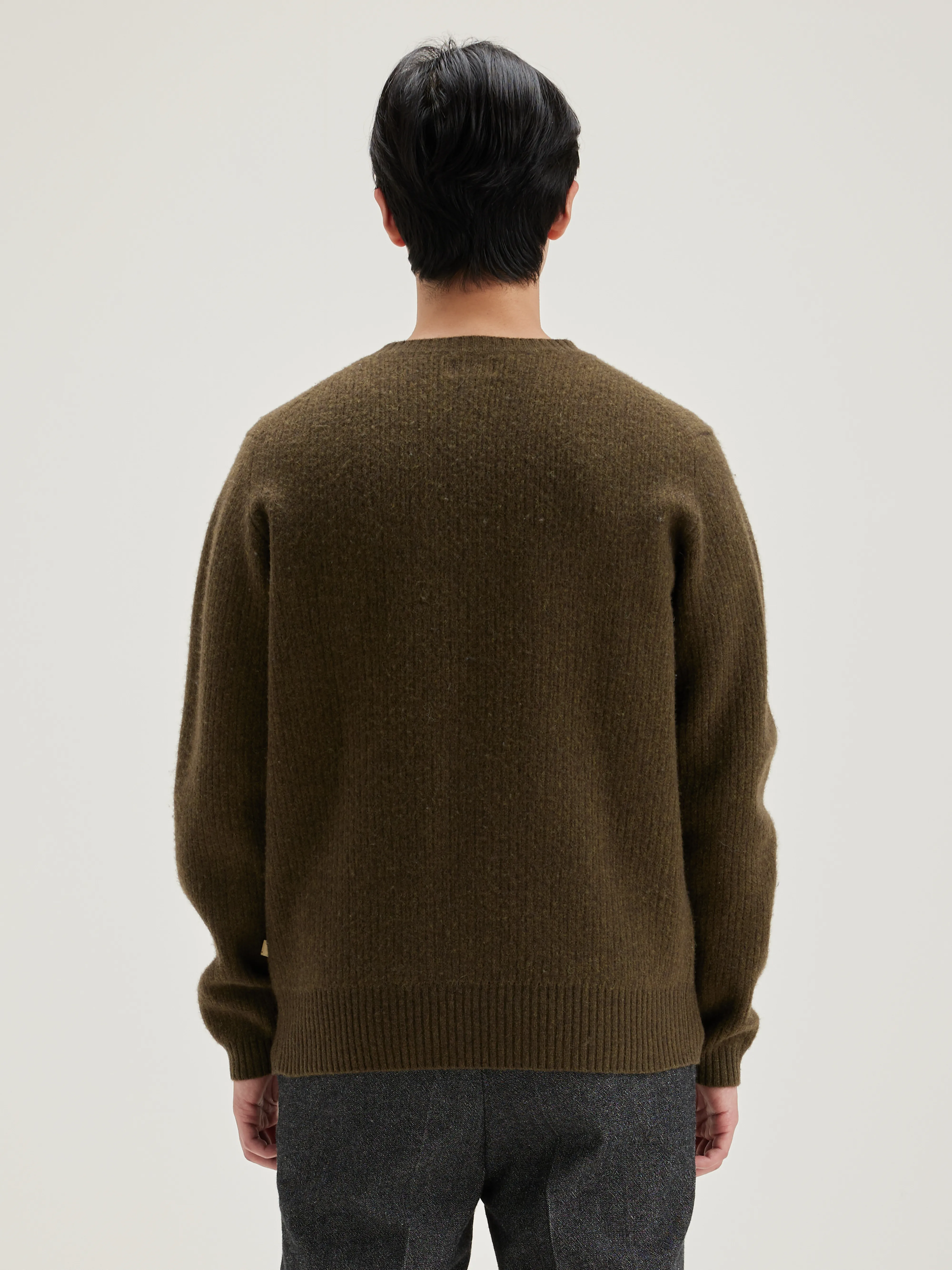 Geich crew-neck sweater (242 / M / MILITARY) - Image 4