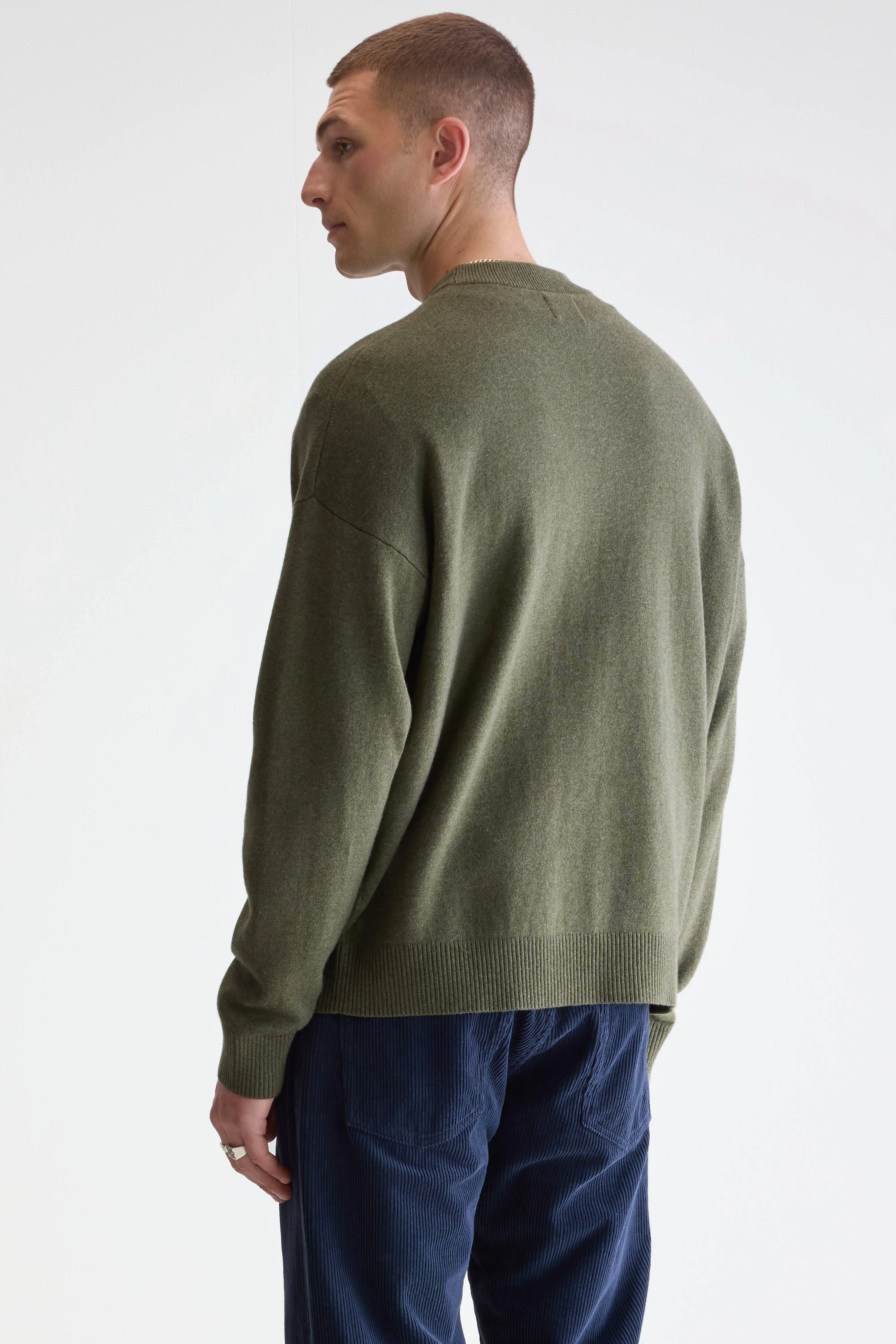 Geolem crewneck sweater (252 / M / JEEP) - Image 4