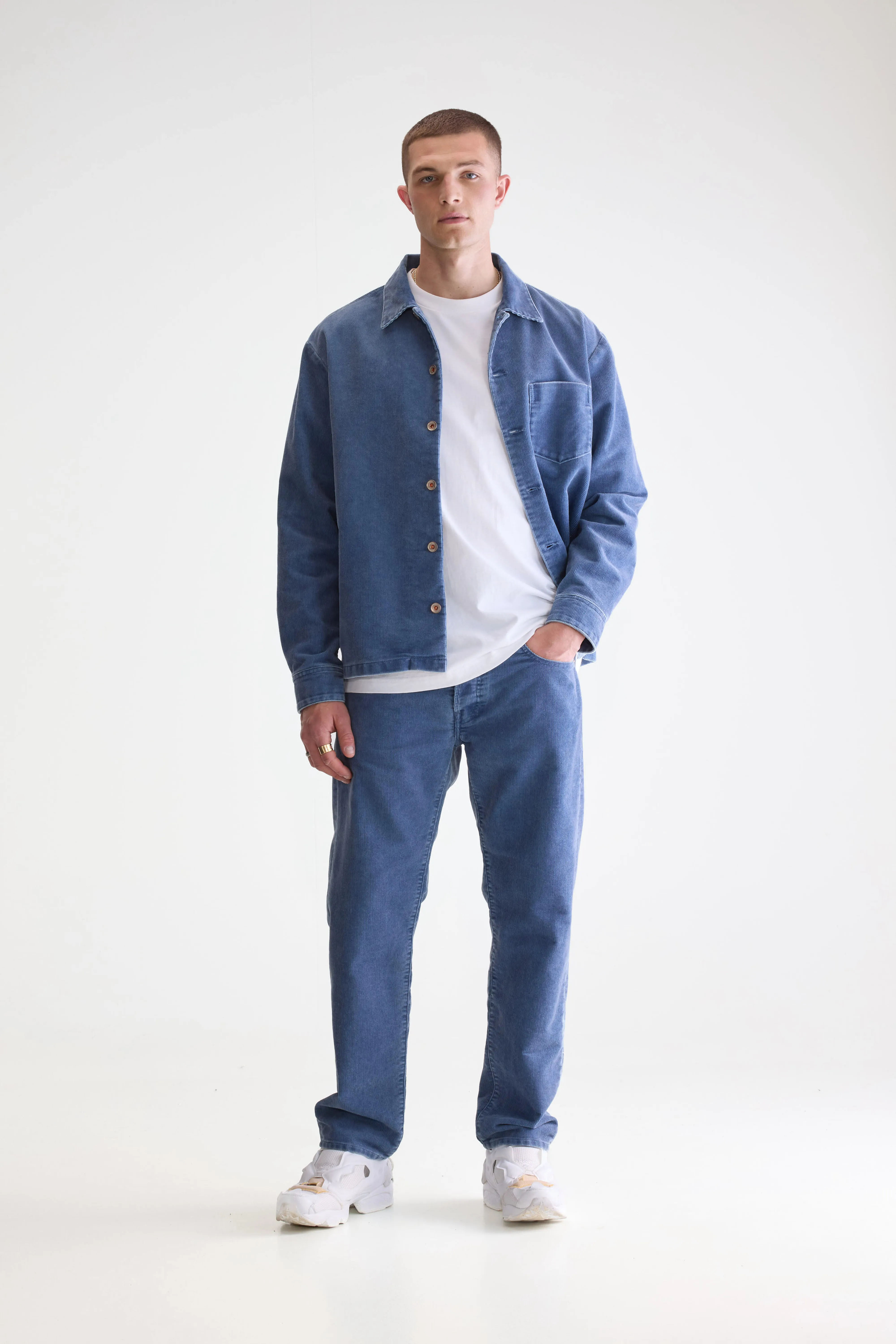 Goney corduroy overshirt (252 / M / CRYSTAL) - Image 3