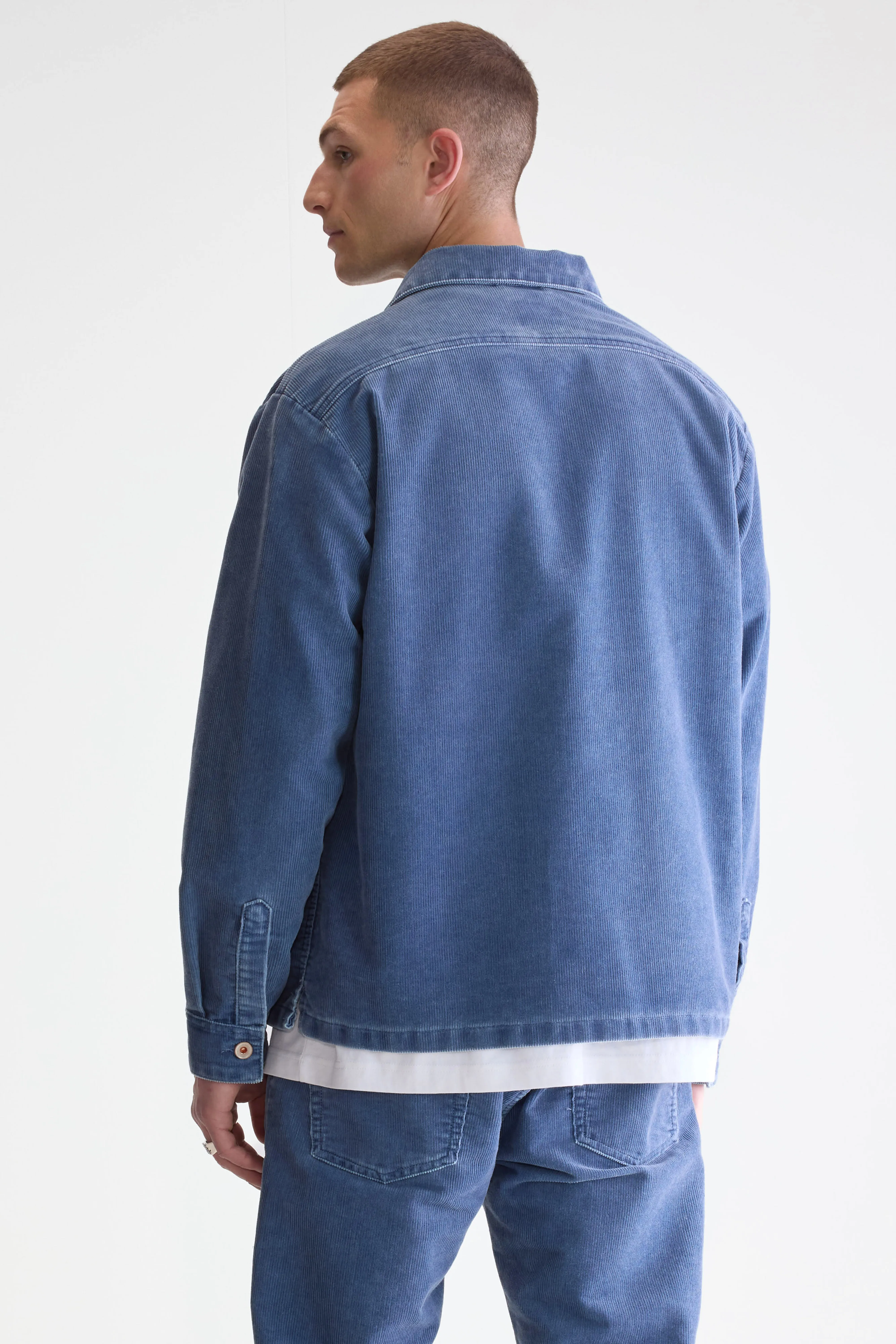 Goney corduroy overshirt (252 / M / CRYSTAL) - Image 4