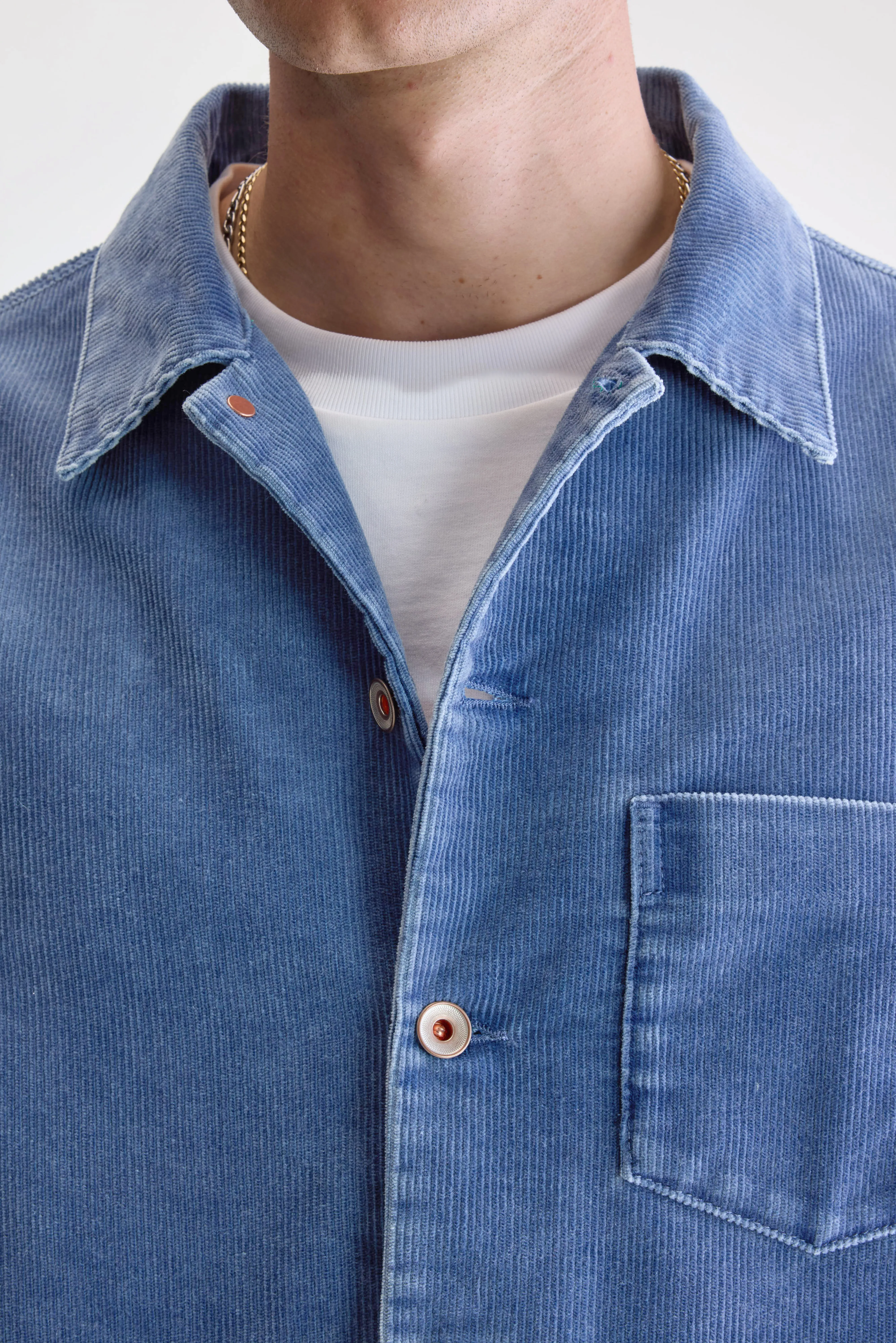 Goney corduroy overshirt (252 / M / CRYSTAL) - Image 5