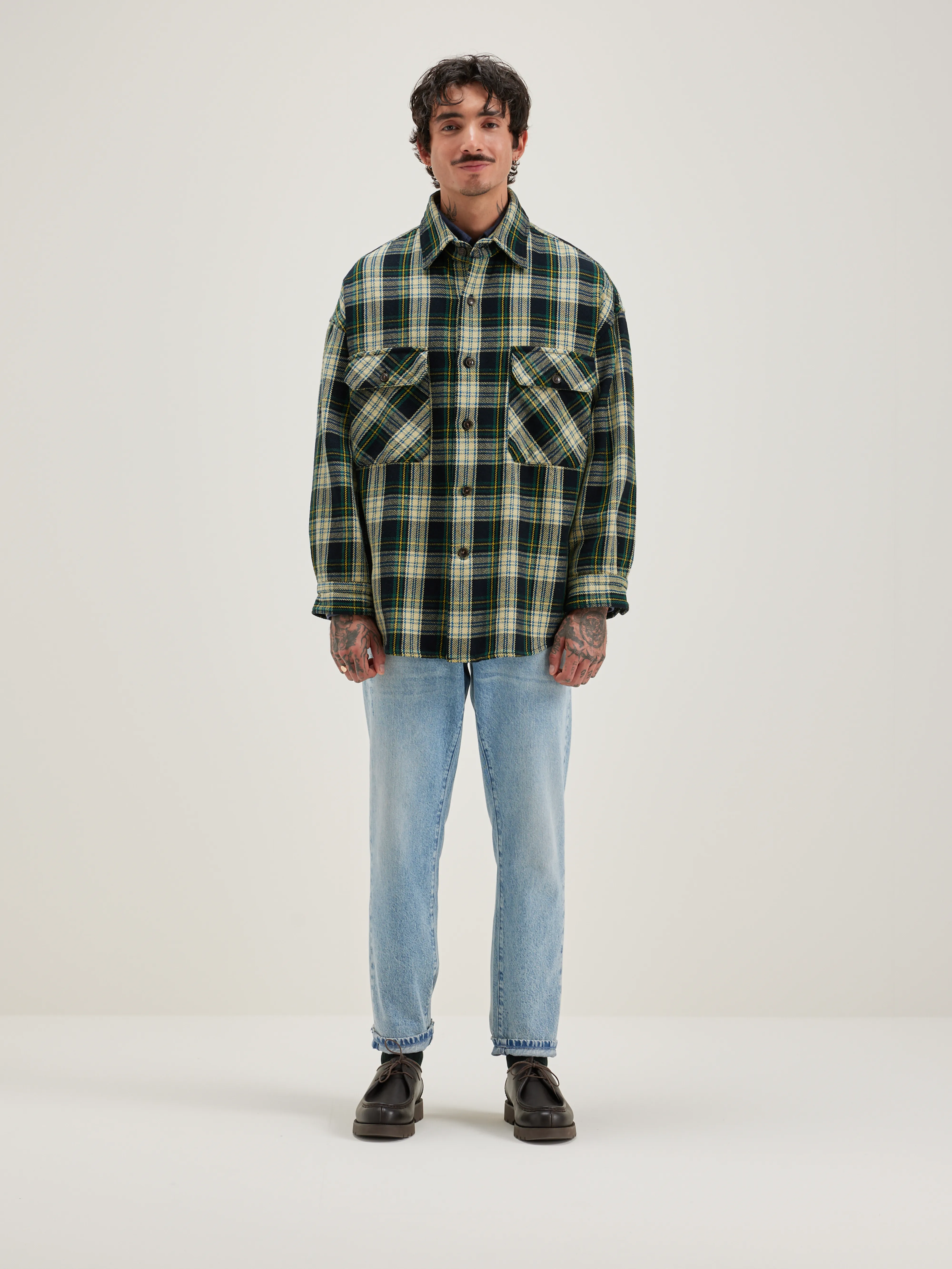Grown checked overshirt (242 / M / CHECK A) - Image 2