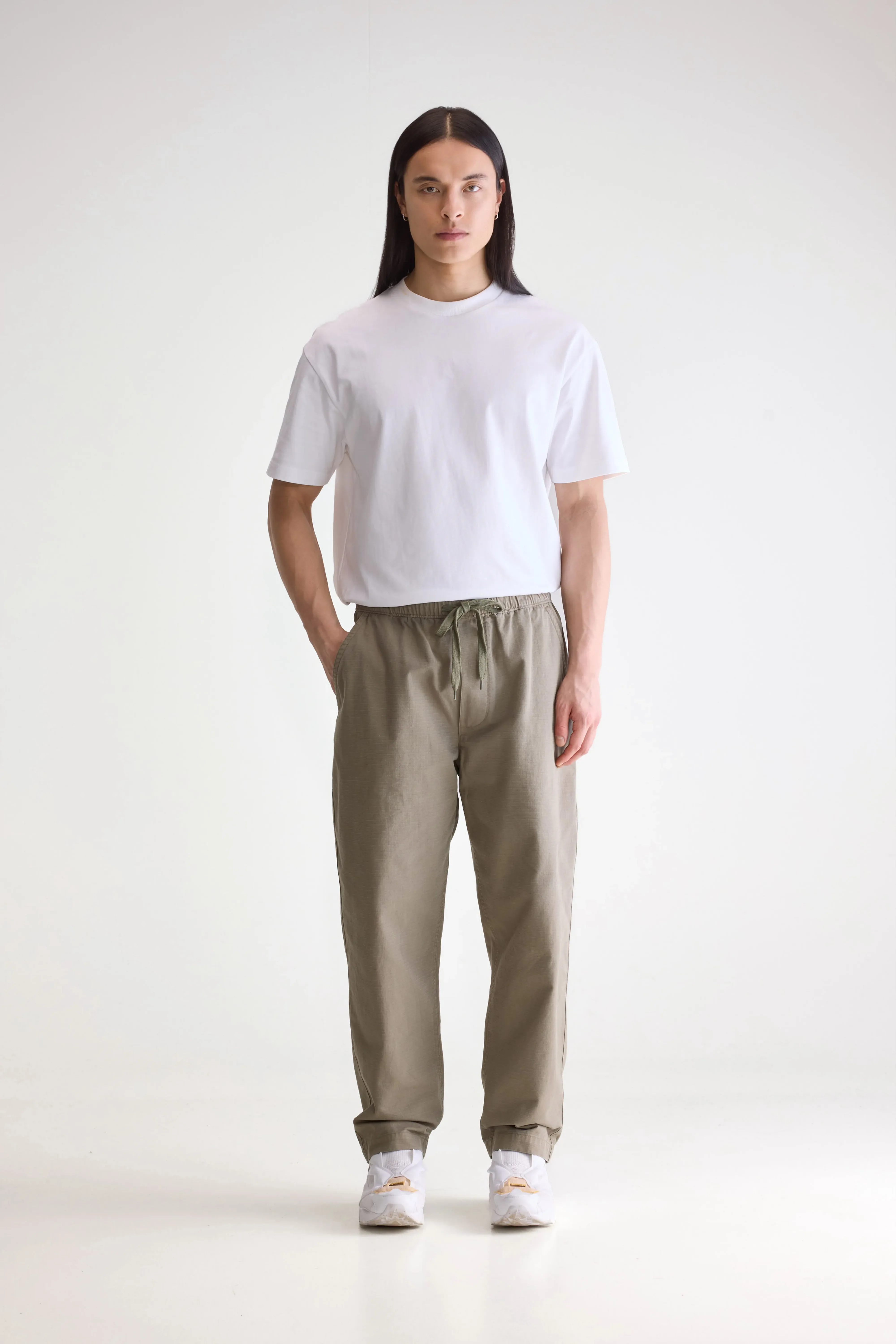 Julius baggy trousers (252 / M / DUSTY OLIVE) - Image 2