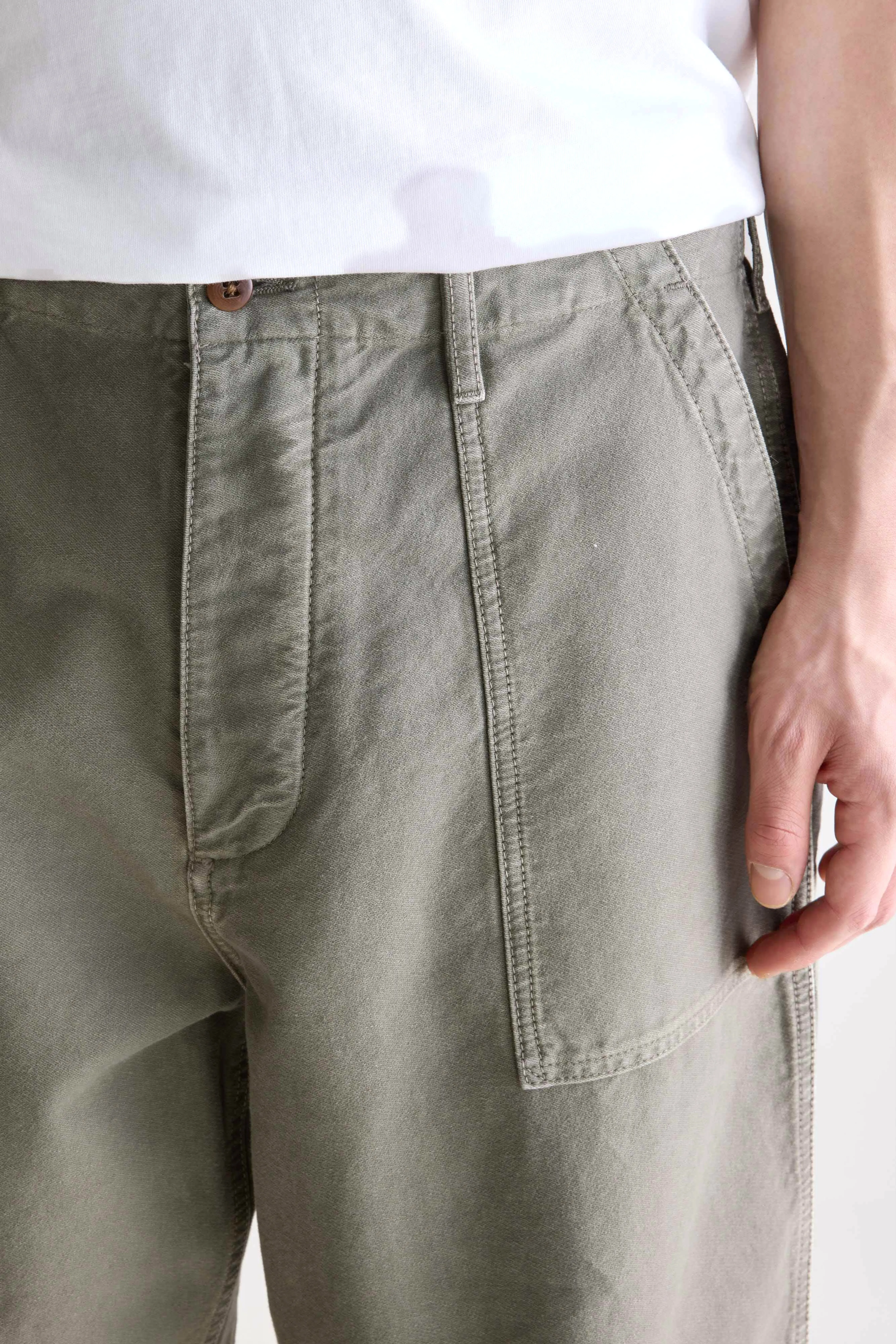 Kargo cropped cargo trousers (252 / M / DUSTY OLIVE) - Image 6