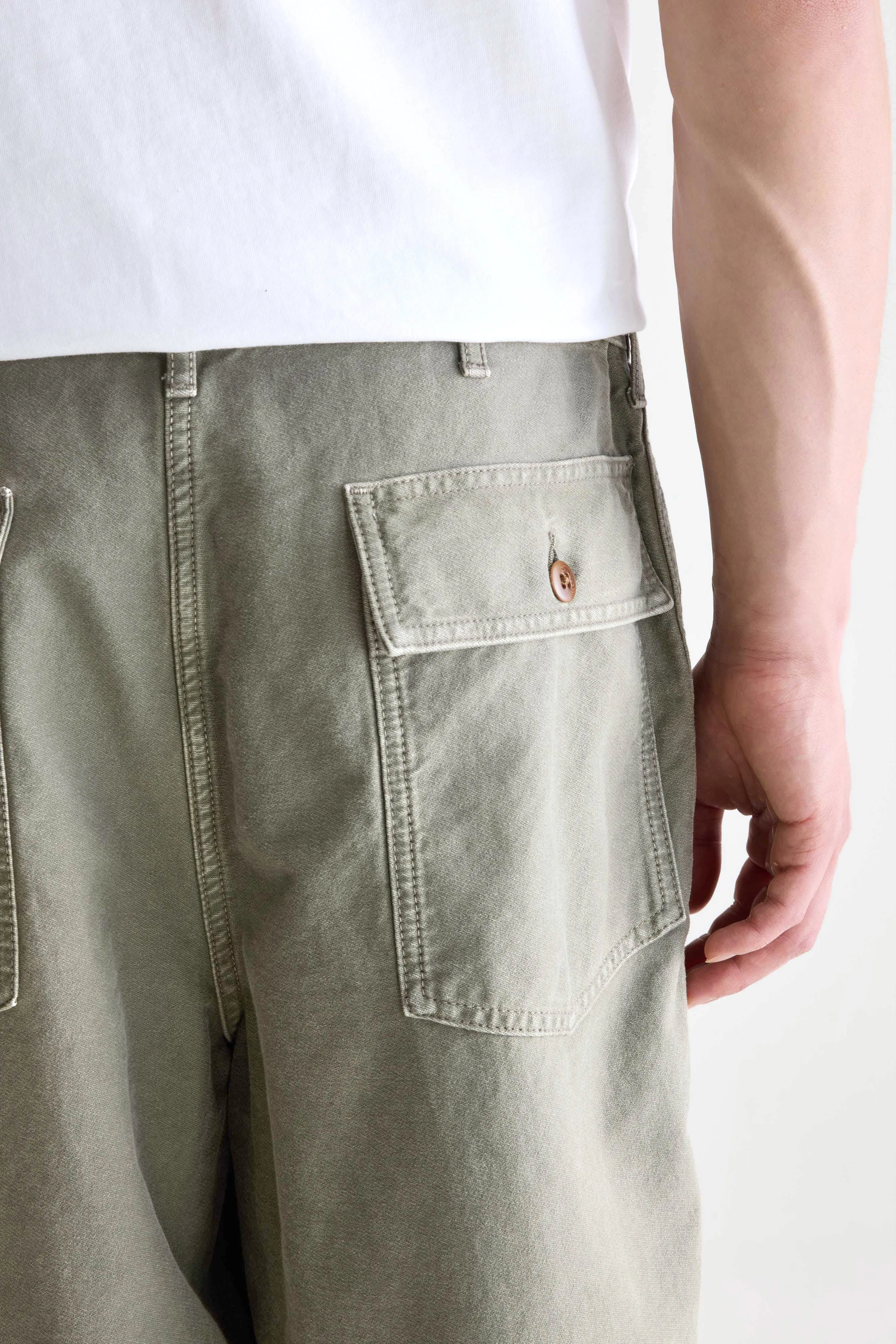 Kargo cropped cargo trousers (252 / M / DUSTY OLIVE) - Image 7
