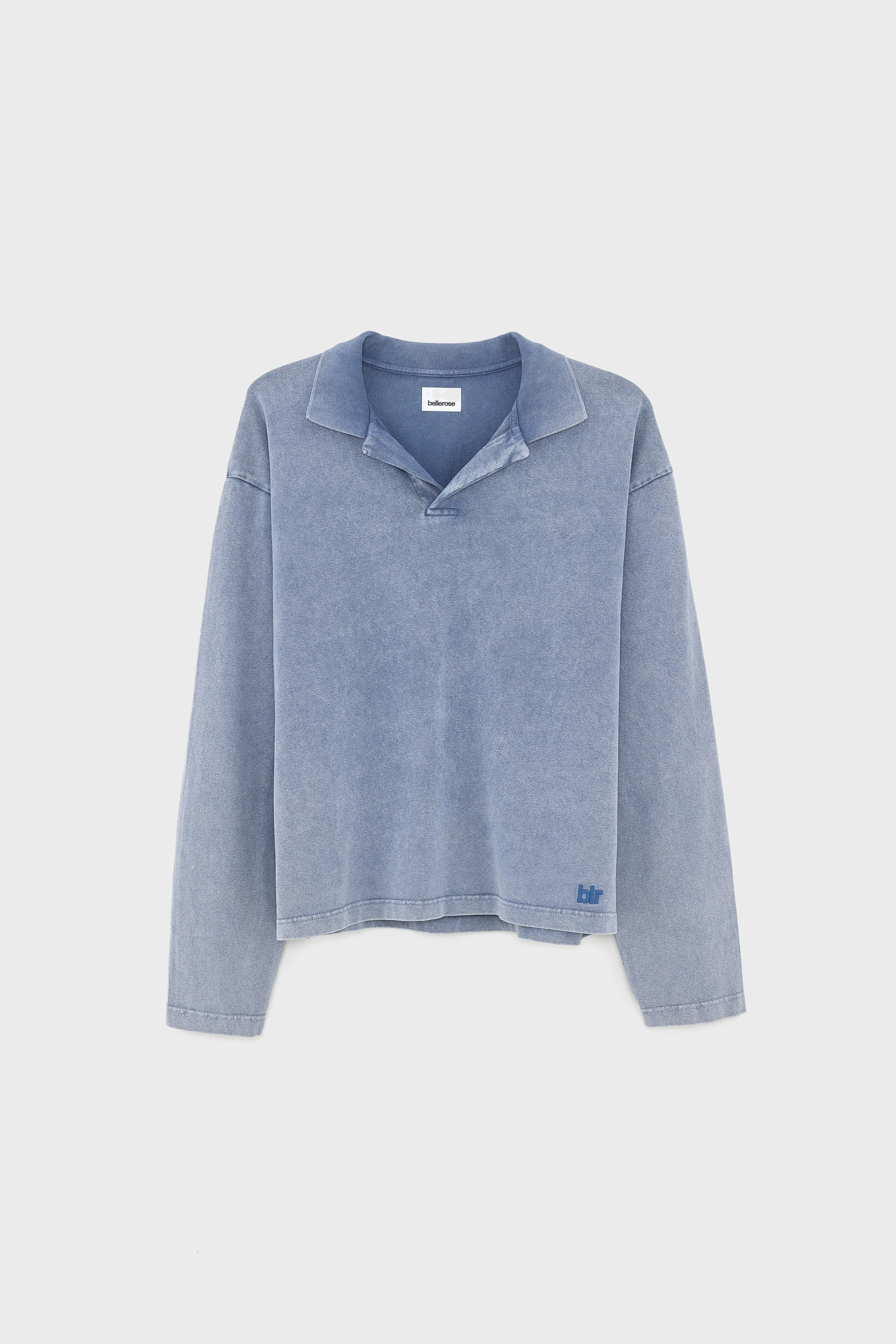 Vlugies long-sleeve polo (252 / M / BLUES) - Image 7