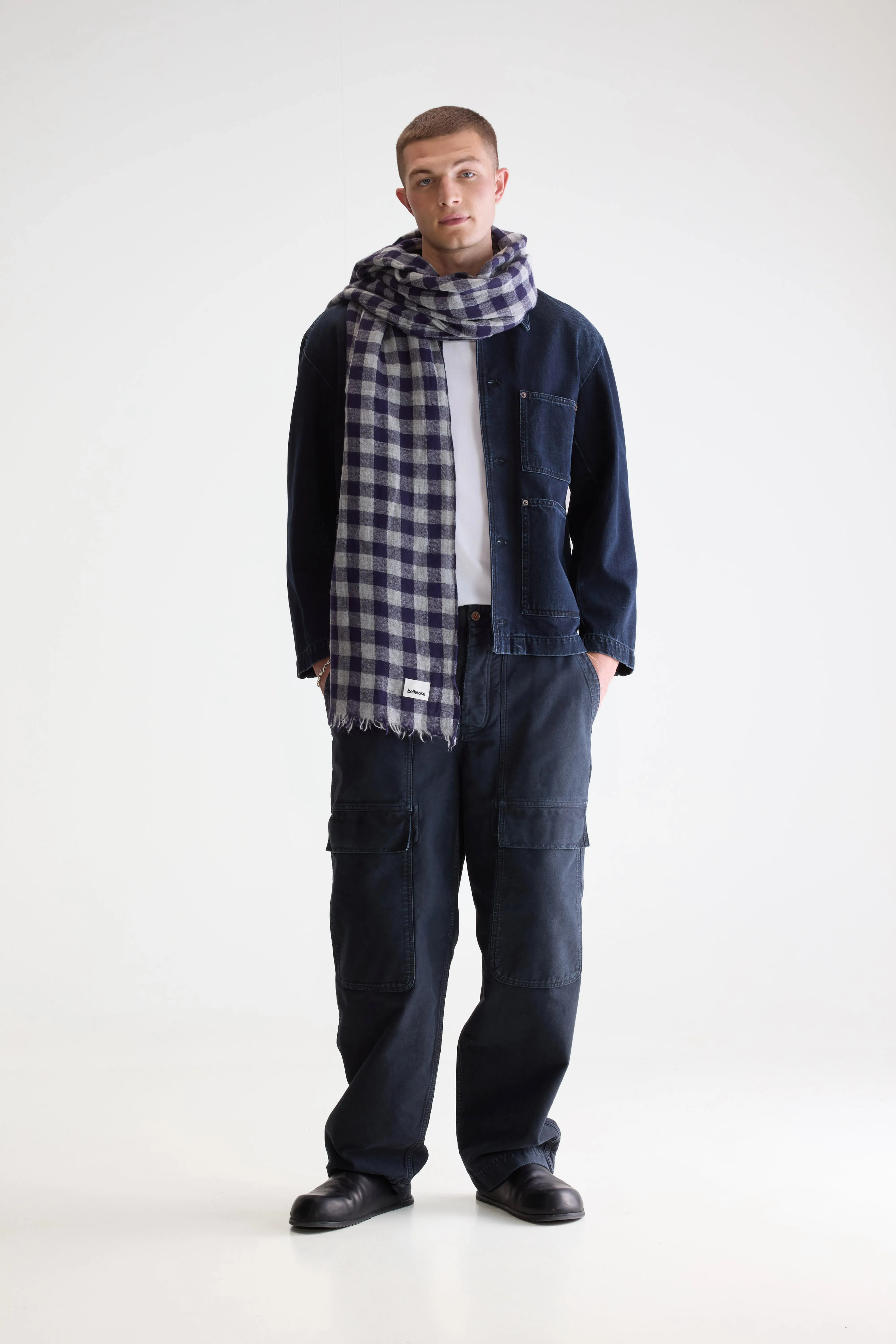Sicha checkered scarf (252 / M / CHECK A) - Image 3