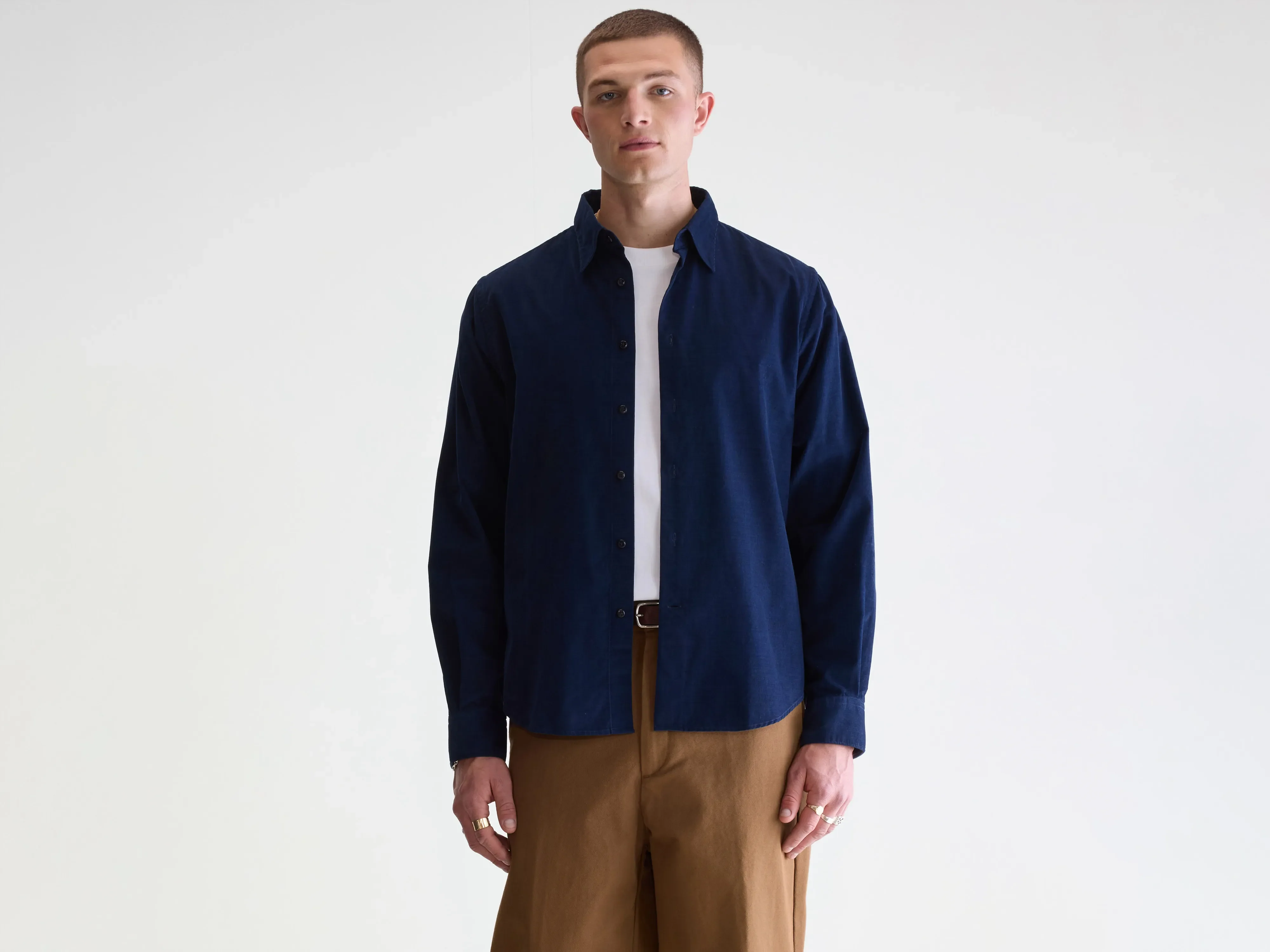 Franklin regular shirt (252 / M / REGAL BLUE)