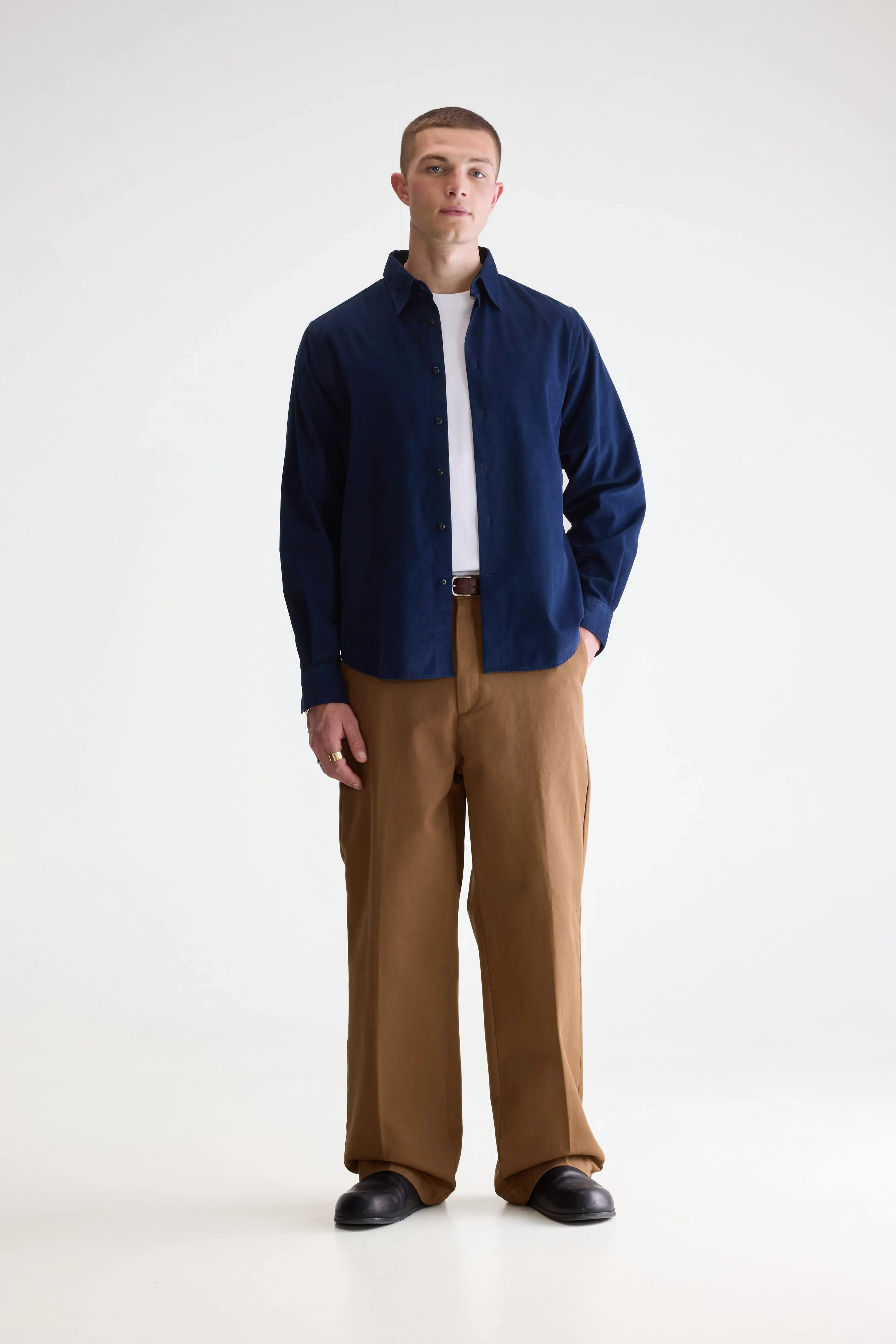 Franklin regular shirt (252 / M / REGAL BLUE) - Image 3