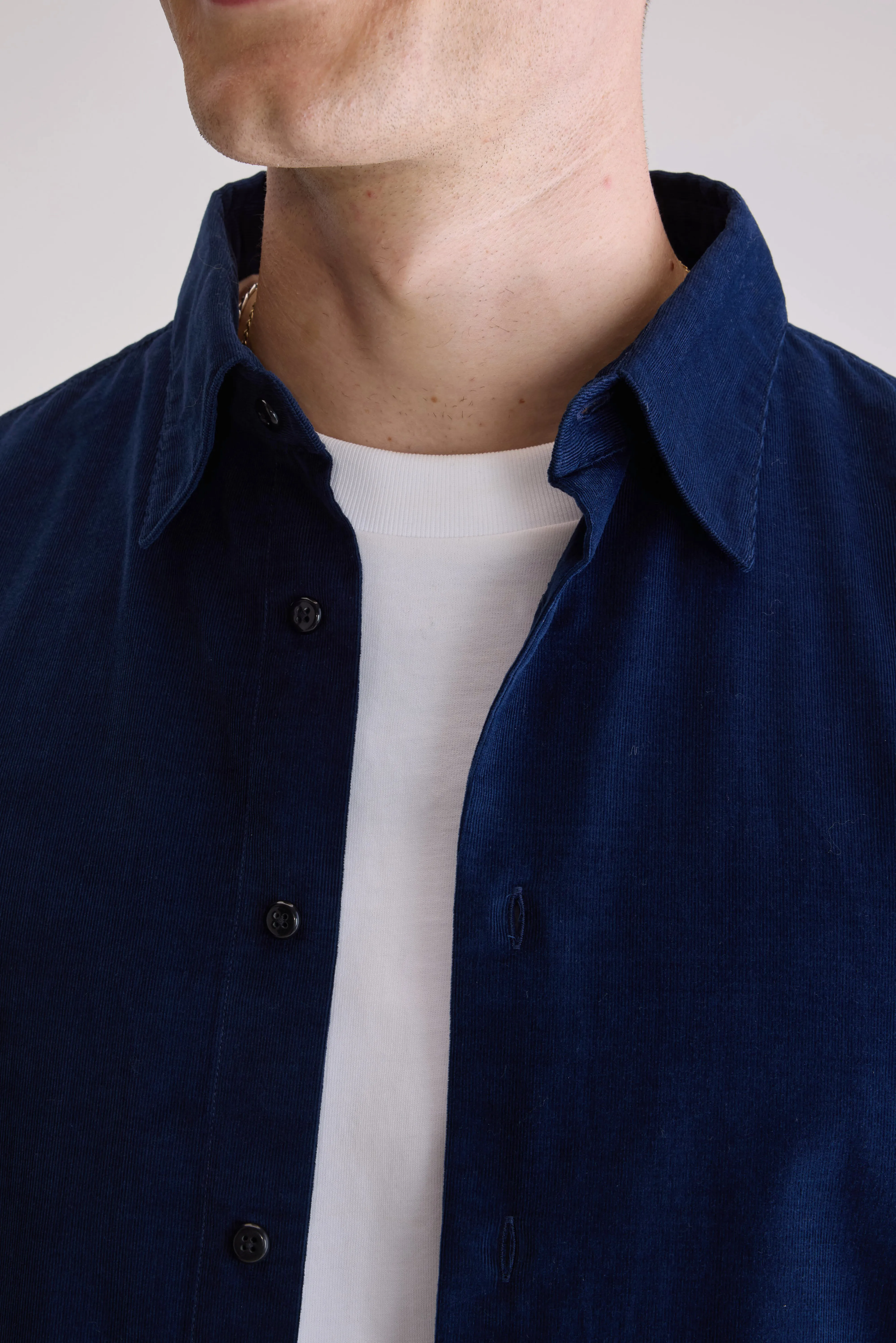 Franklin regular shirt (252 / M / REGAL BLUE) - Image 5