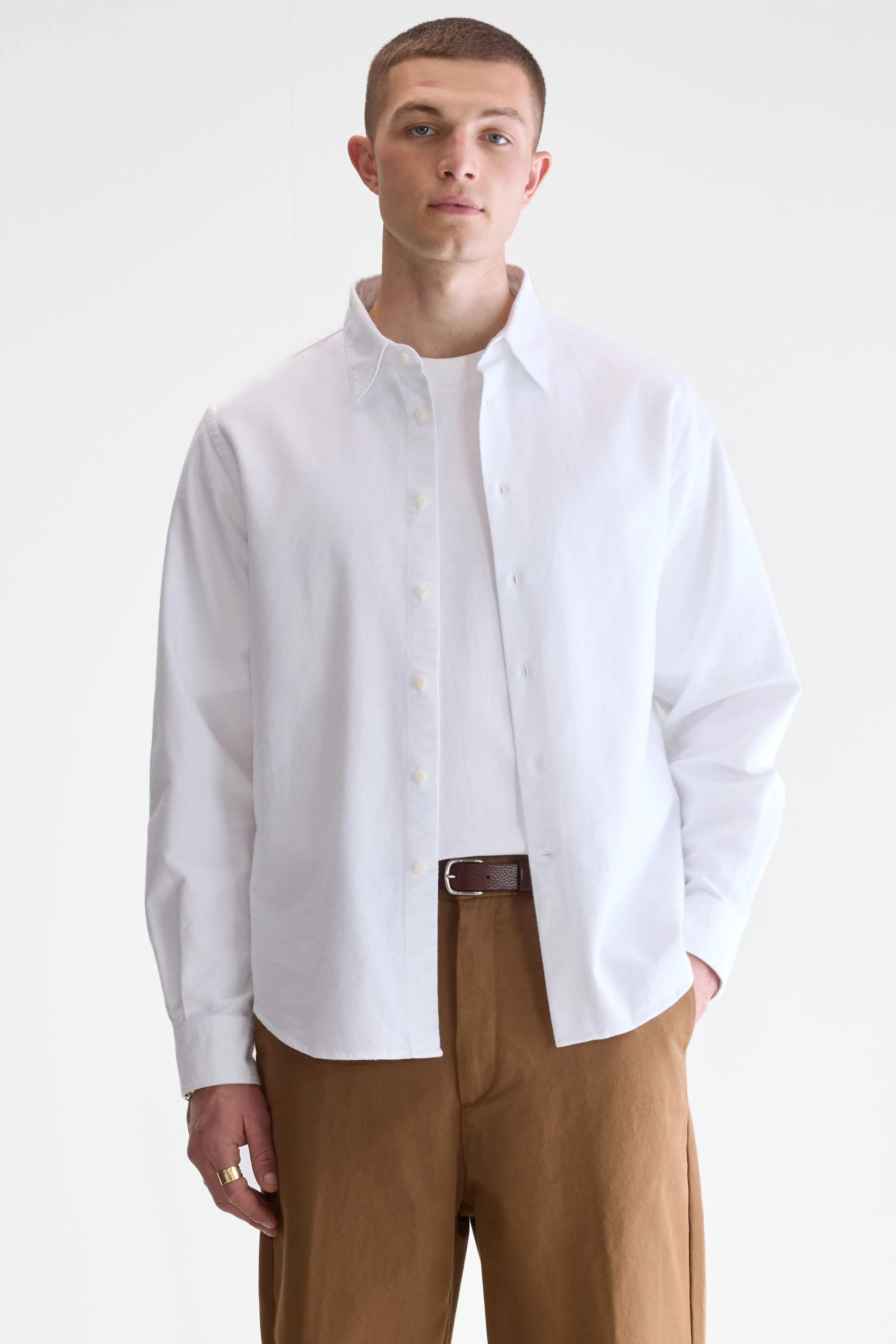 Franklin regular shirt (252 / M / WHITE) - Image 2