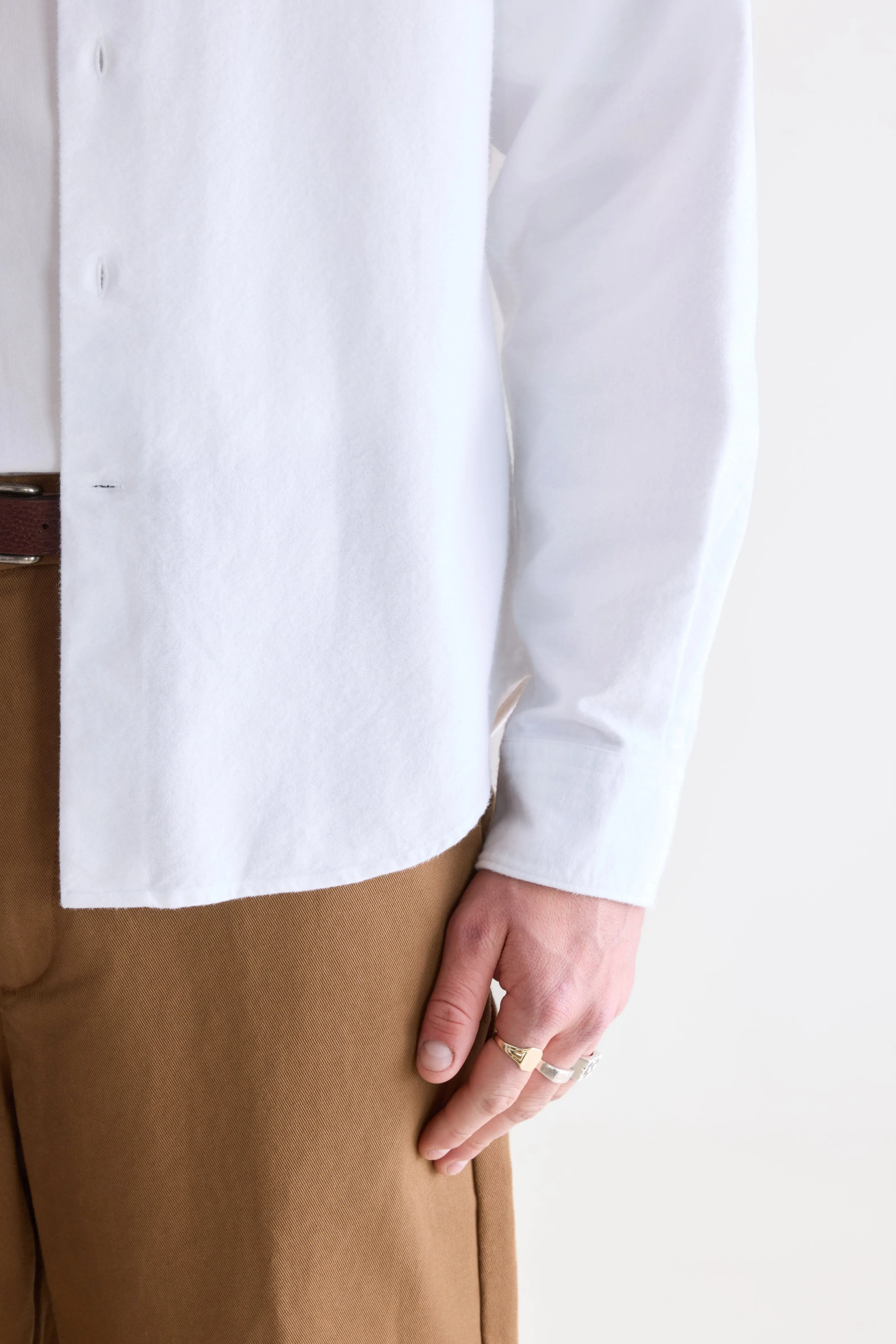 Franklin regular shirt (252 / M / WHITE) - Image 6