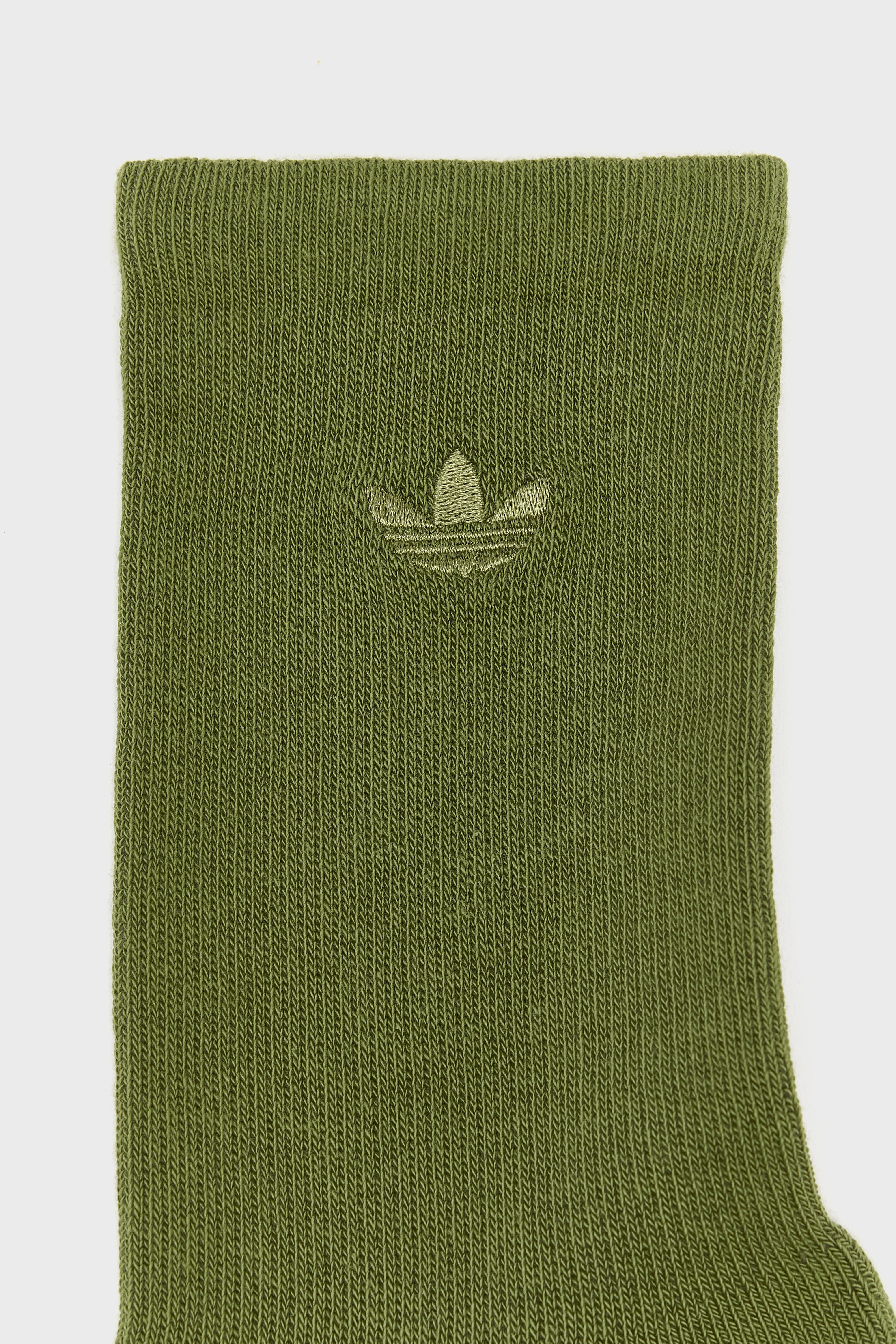 Two-Toned Crew Socks for Men (252 / M / GREEN) - Image 4